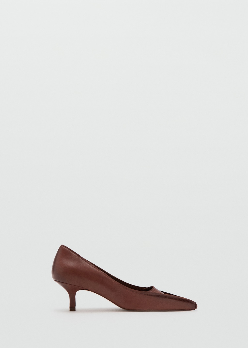 Kitten-heel leather shoes - image 2