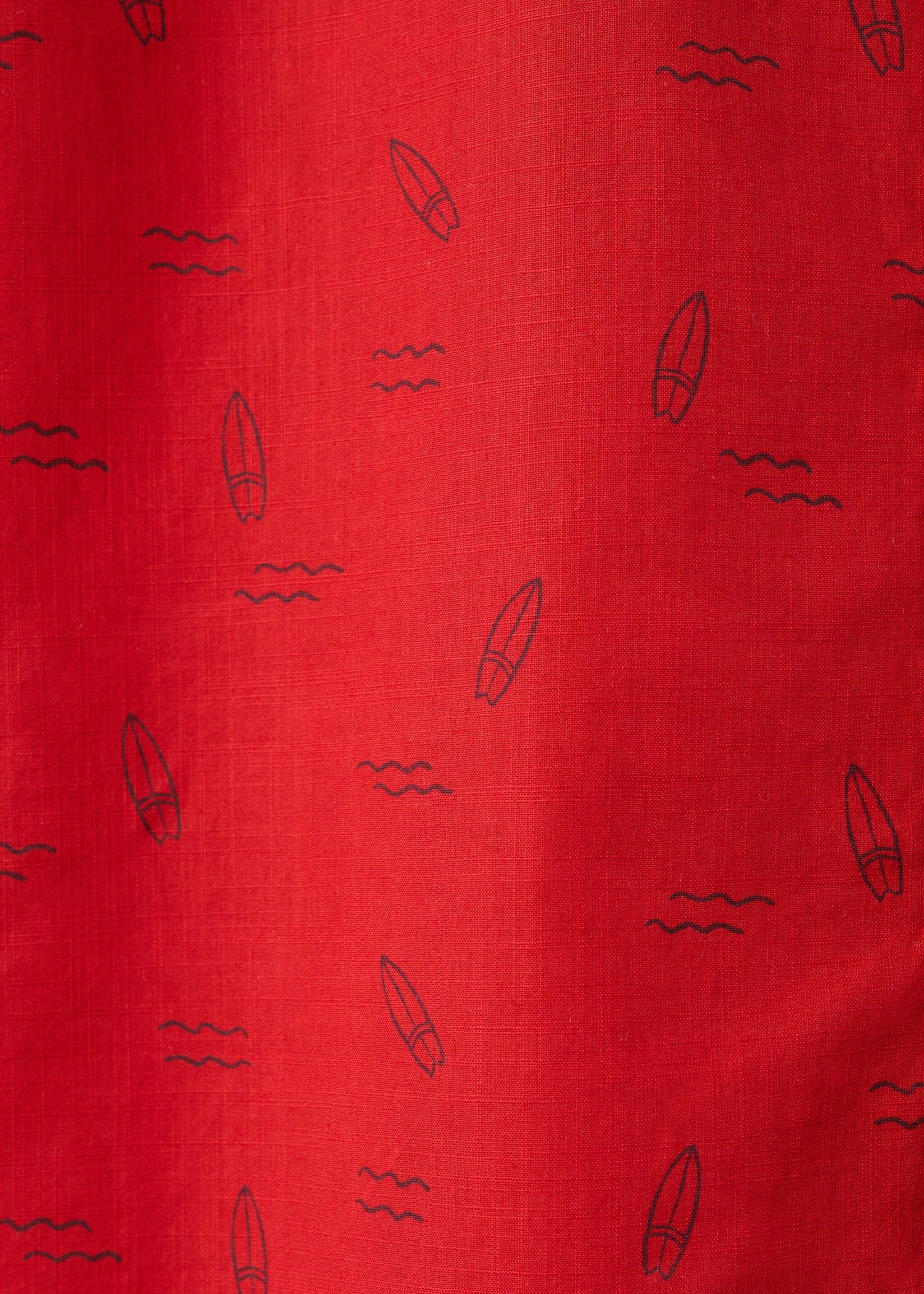 Printed short-sleeved shirt - Details of the article 0, Red. Ref: 27021508-00.
