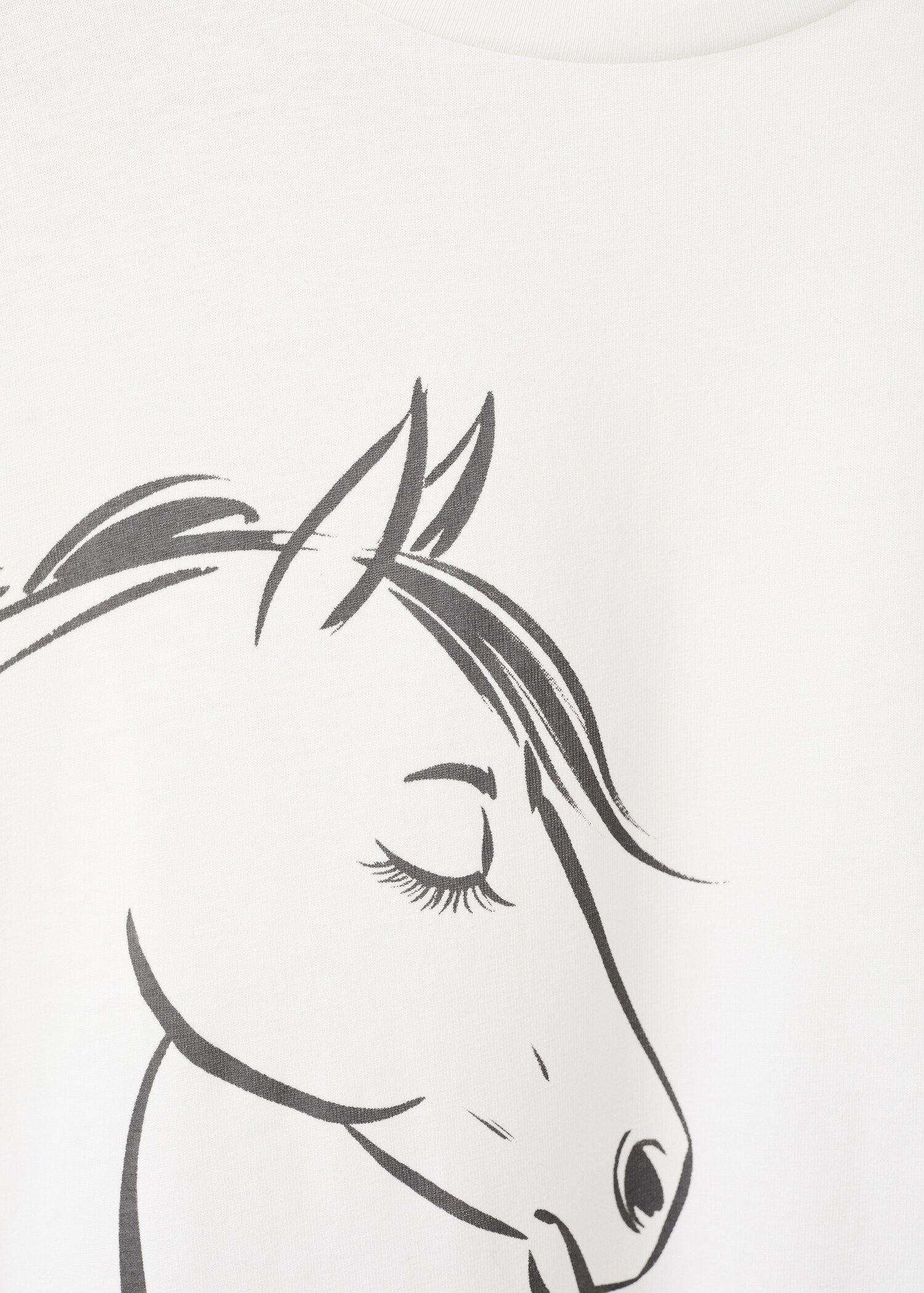 Frayed horse t-shirt - Details of the article 0