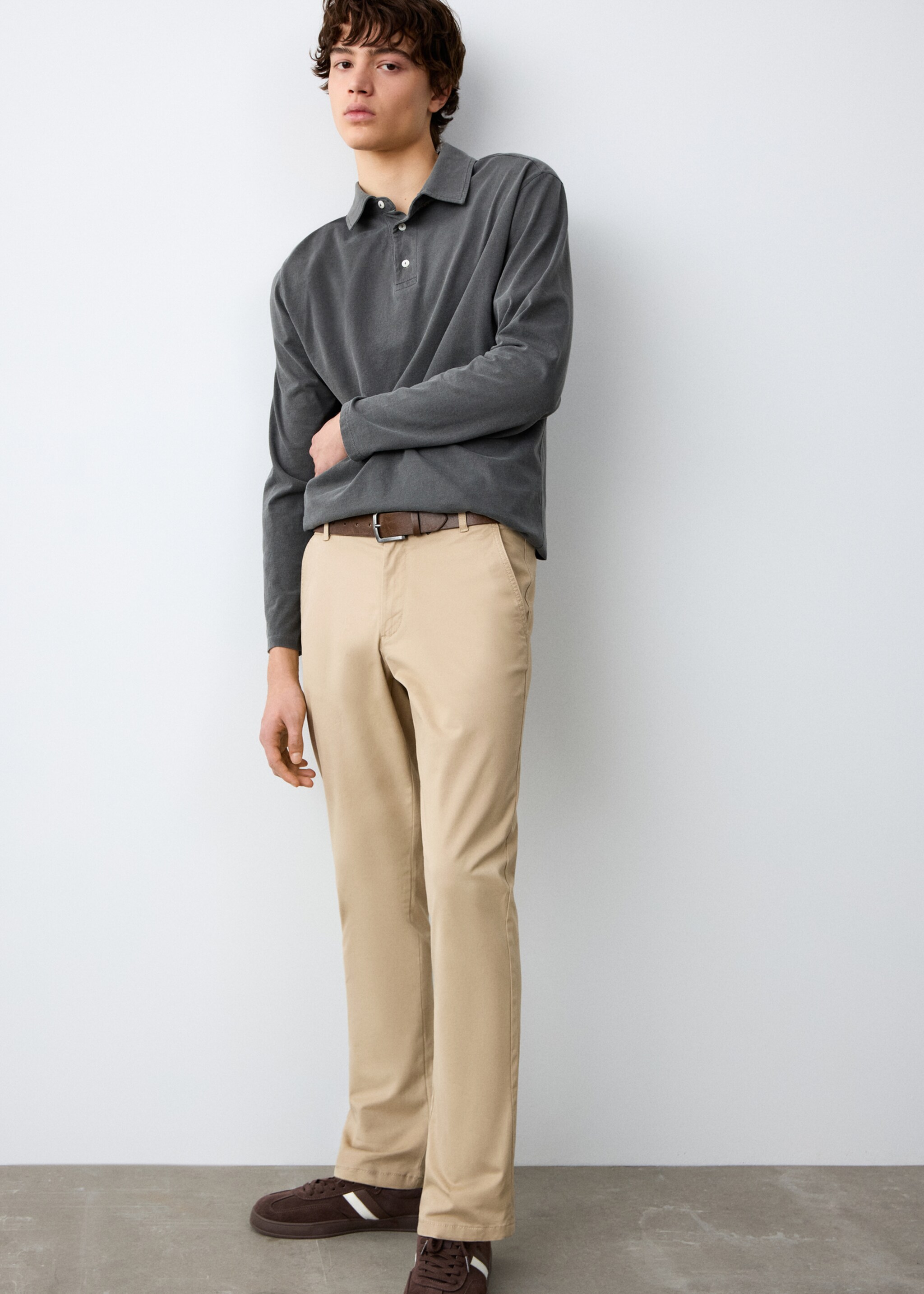 Pantalon chino - Détail de l'article 1, Beige. Ref: 27021513-00.