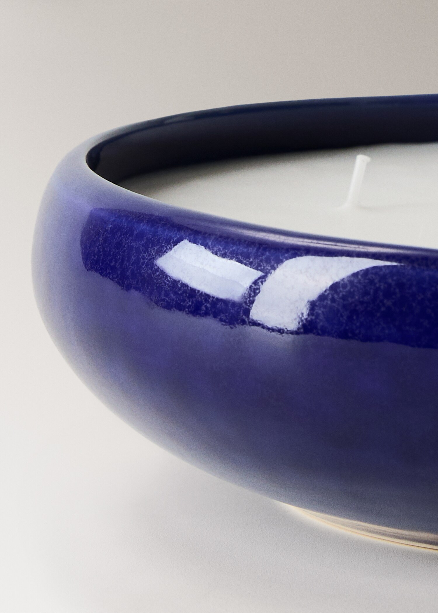 Espelma ceràmica acabat brillant gran - Detall de l'article 2