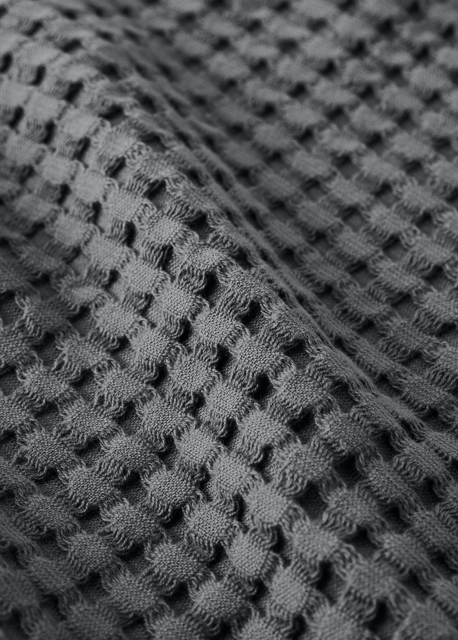 Cotton waffle hand towel - Details of the article 1