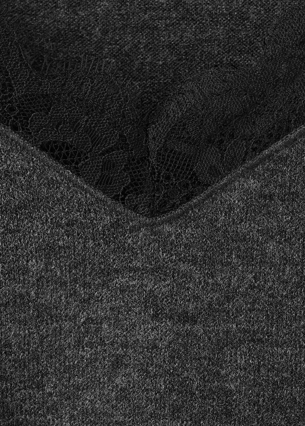 Lace-trimmed scoop-neck top - image 5