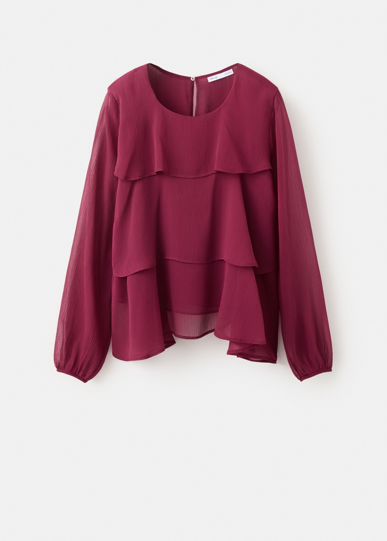 Fluid ruffled blouse - Article without model