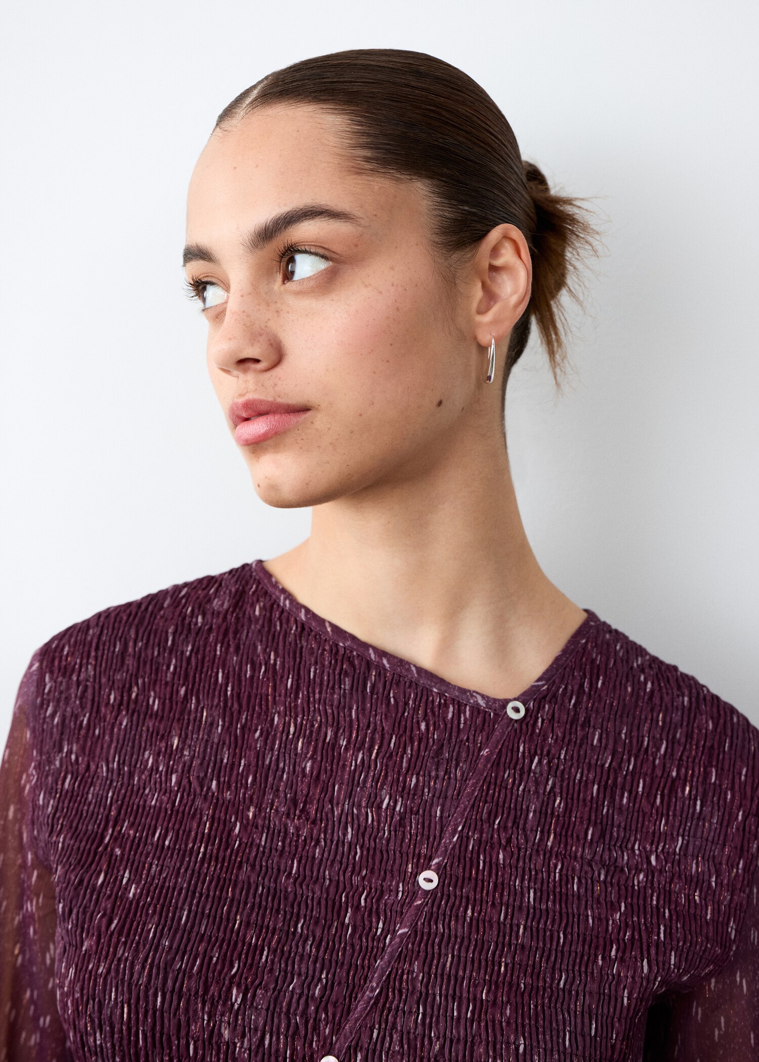 Asymmetrical blouse - Details of the article 1