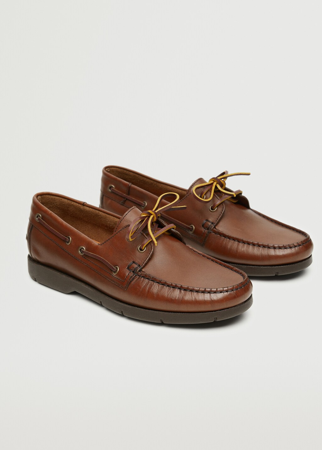 Leren bootschoenen sale