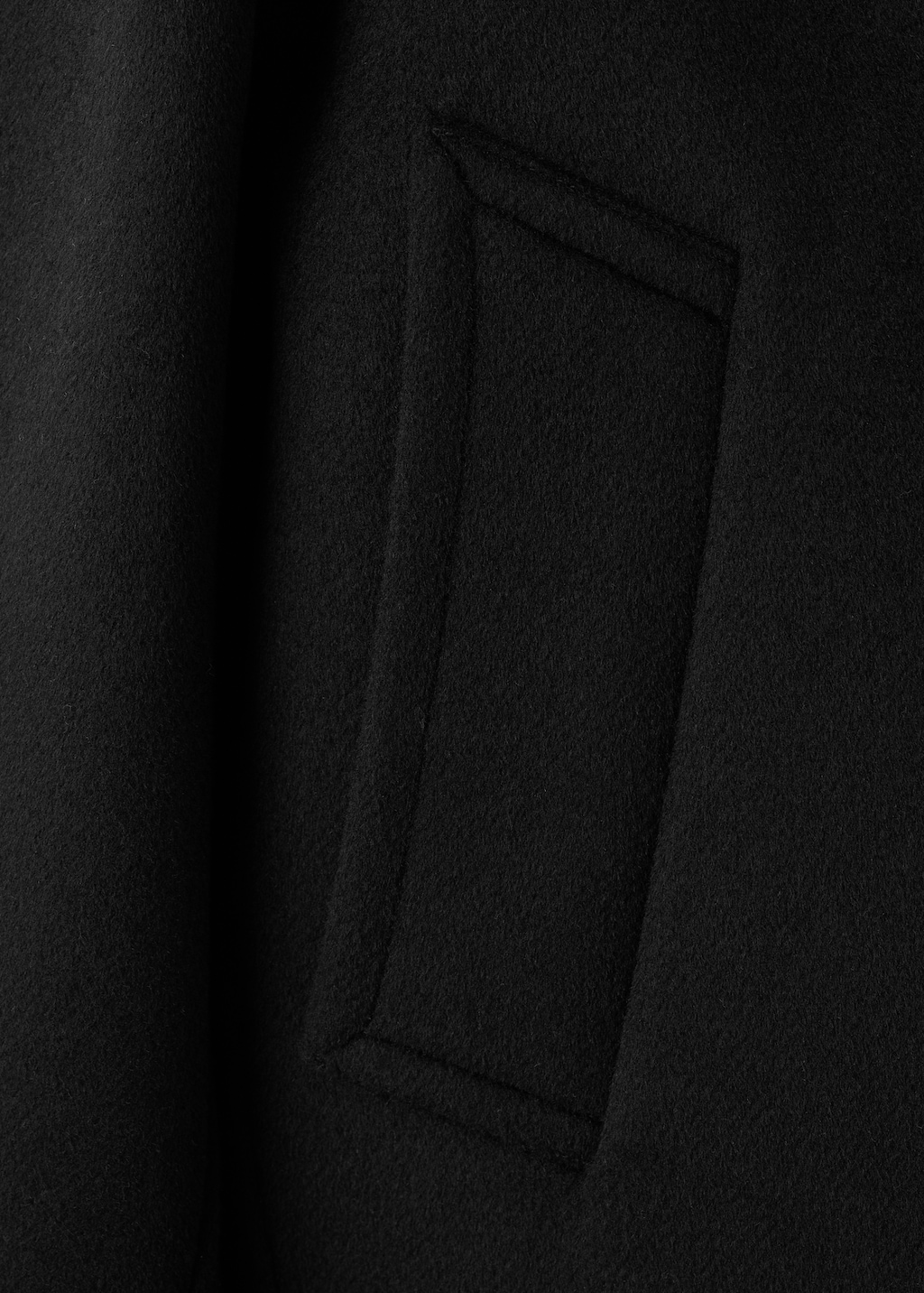 Wool jacket with shirt collar