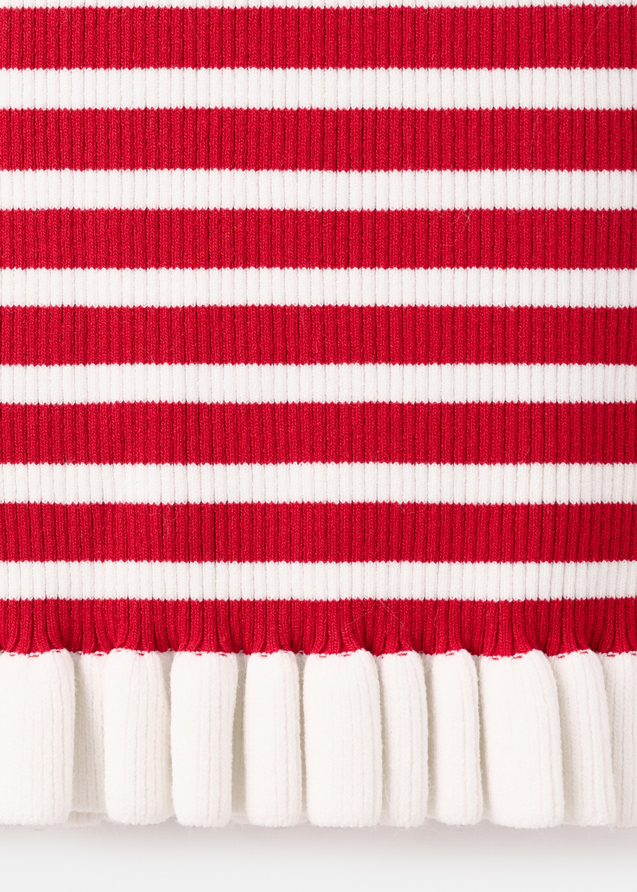Pleat detailed top - Details of the article 0, Red. Ref: 27022541-00.