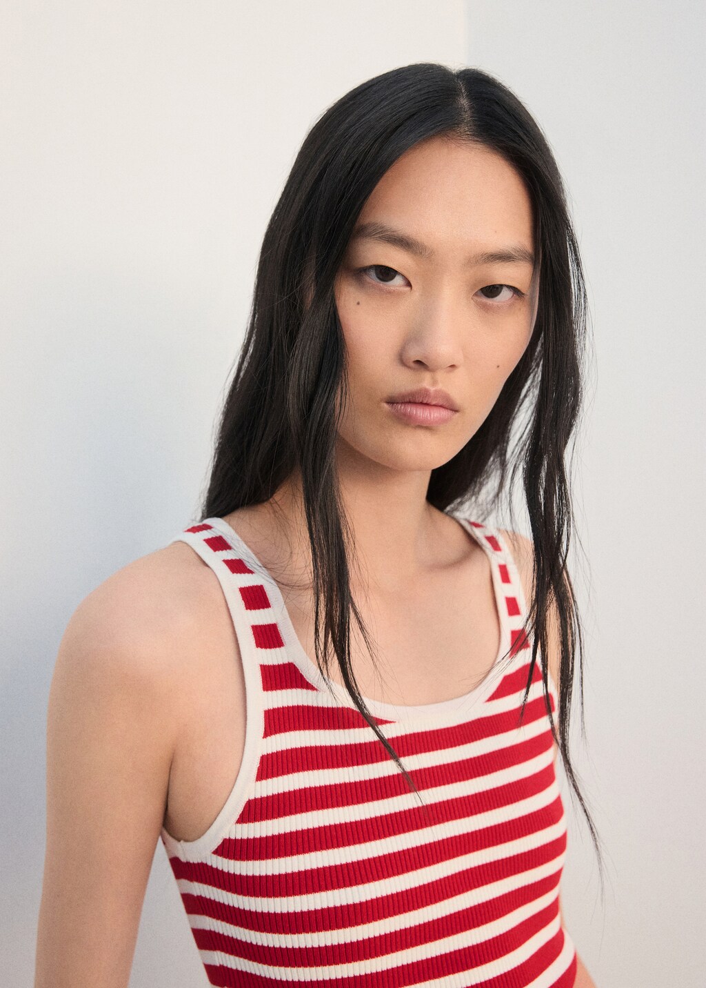Mango Pleat detailed top