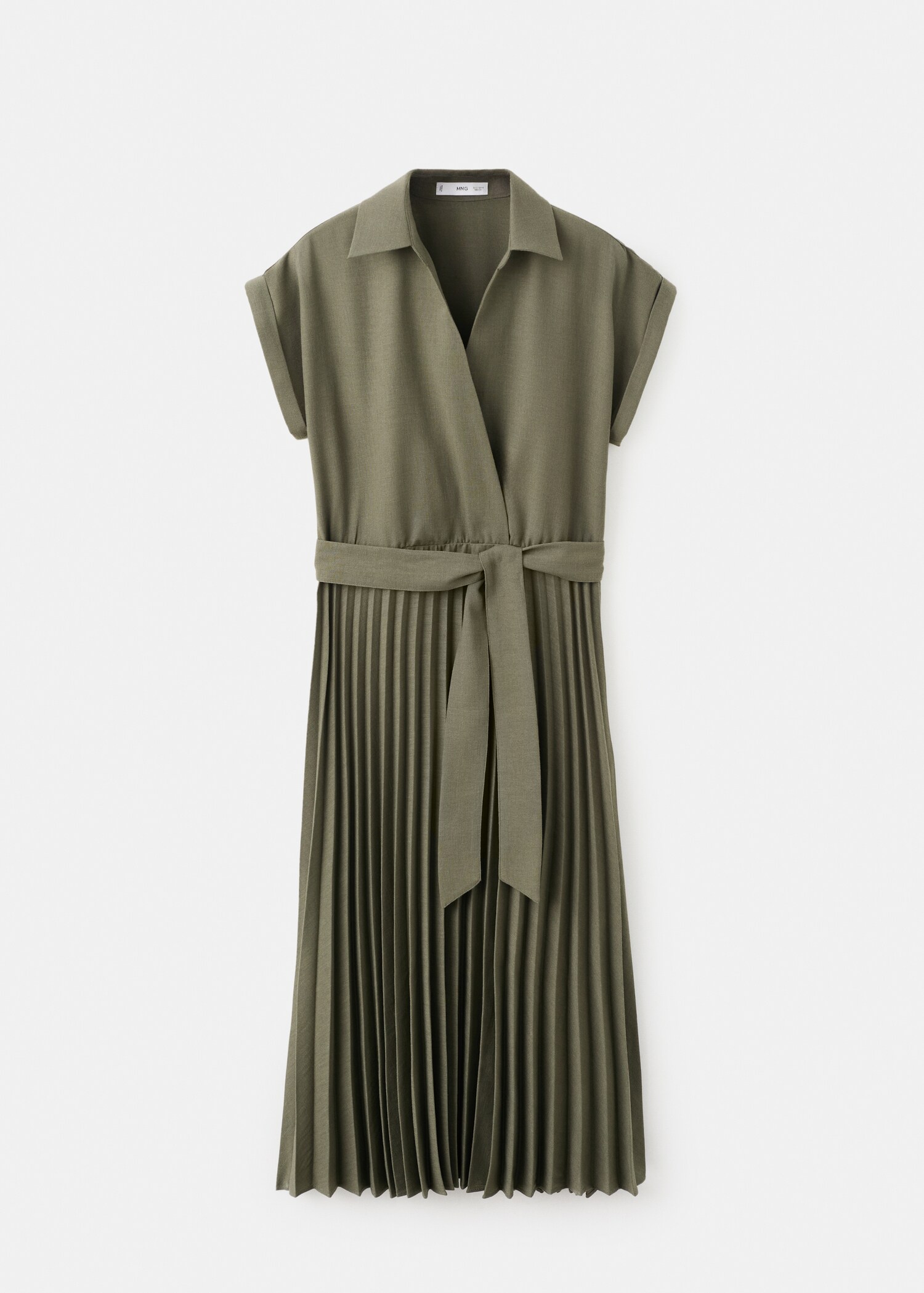 Vestido camisero plisado - Artículo sin modelo