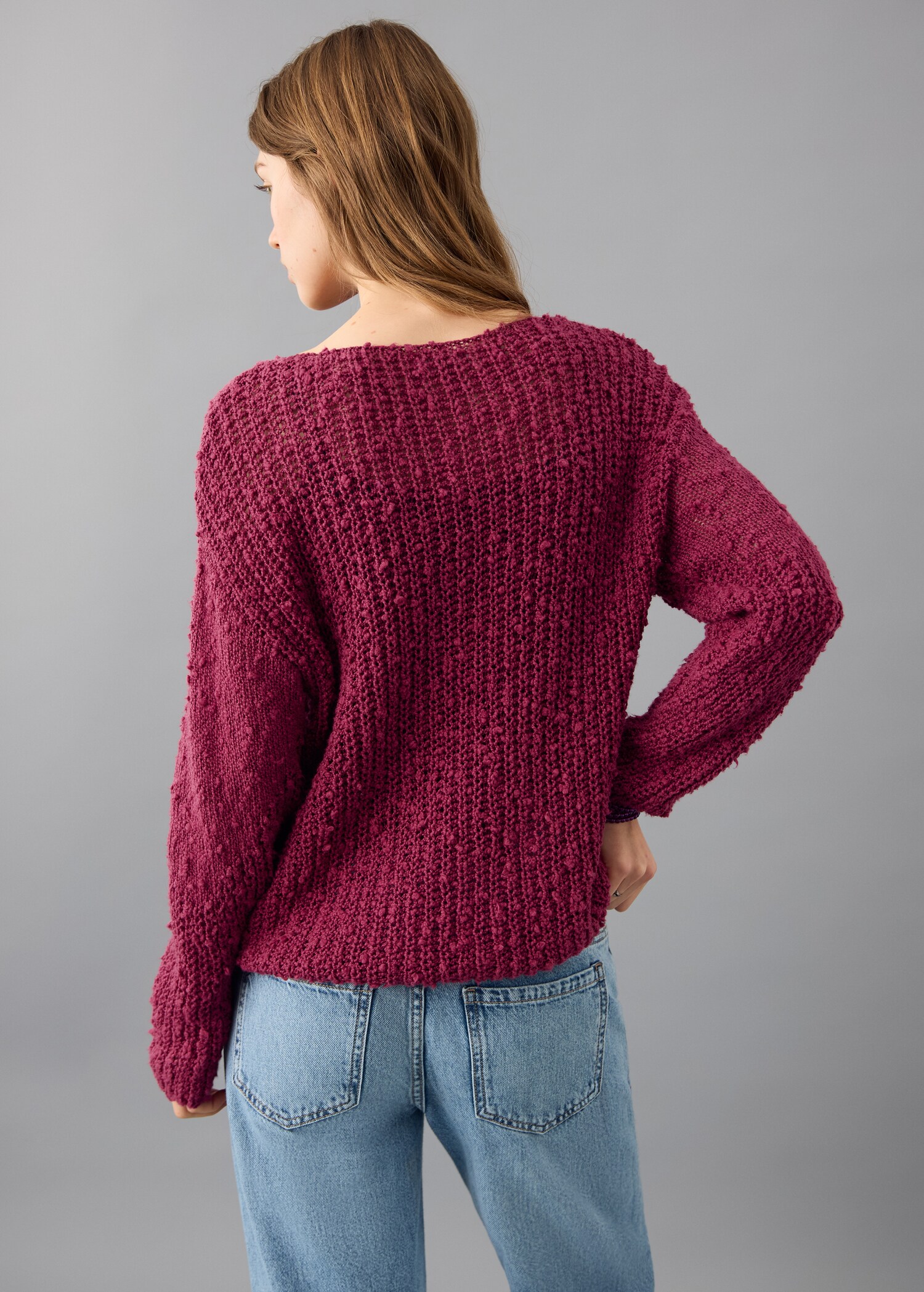 Pull-over en maille fine - Verso de l’article