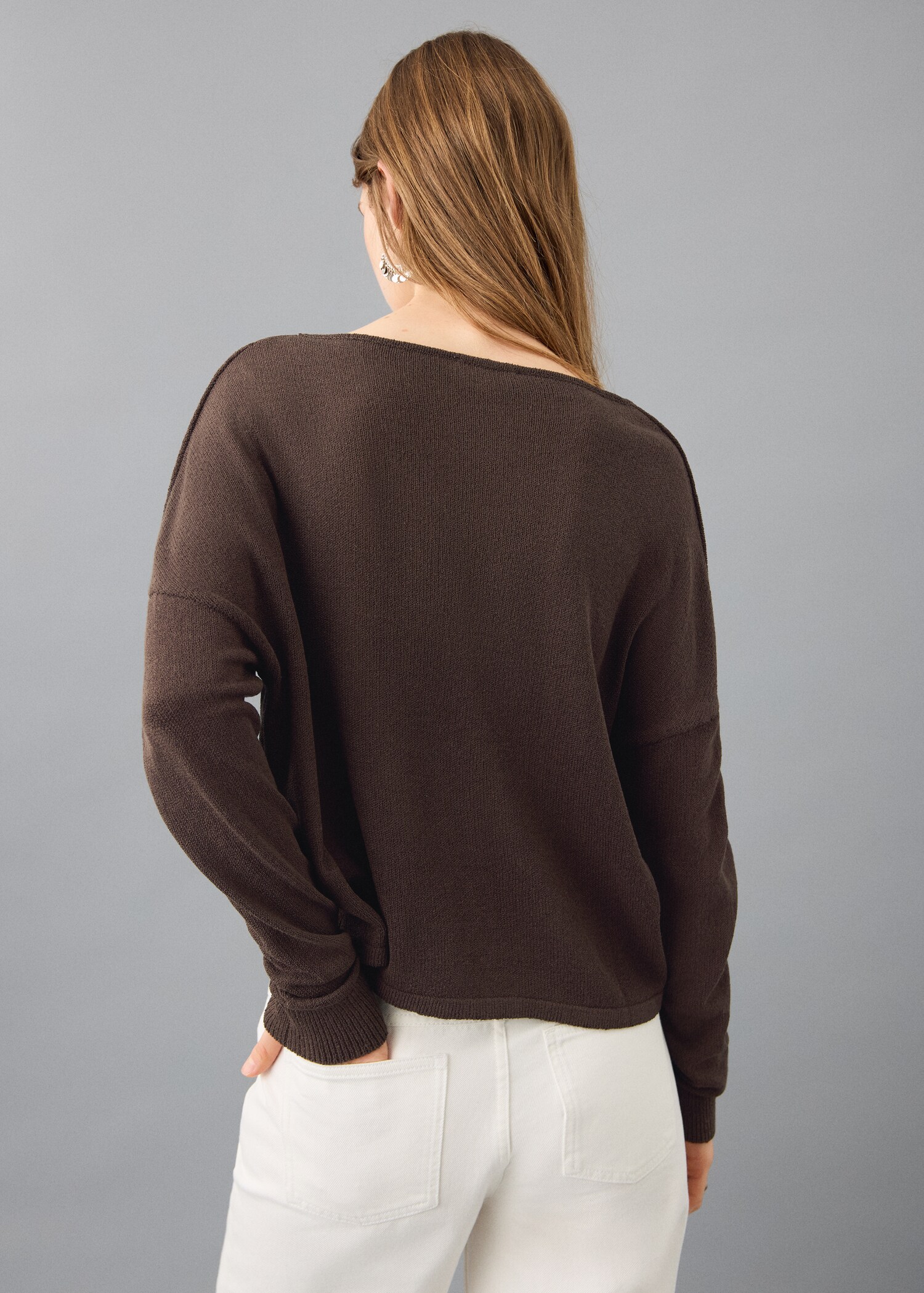 Pull-over maille ouvertures - Verso de l’article