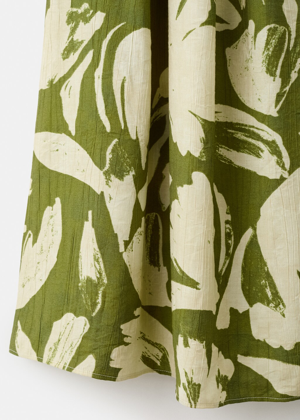 Mango Floral-print flared dress