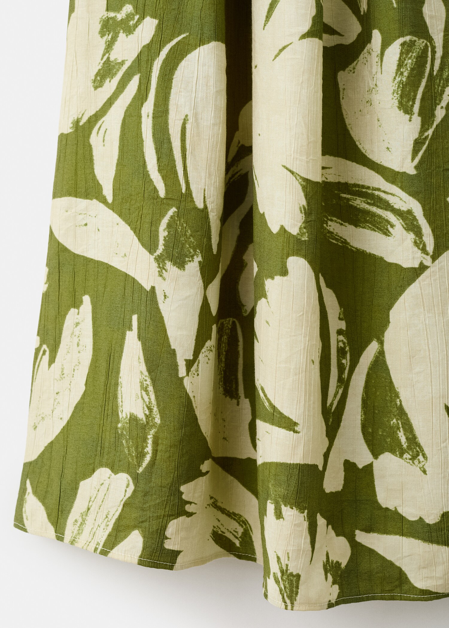 Vestido evasé estampado floral - Detalle del artículo 0