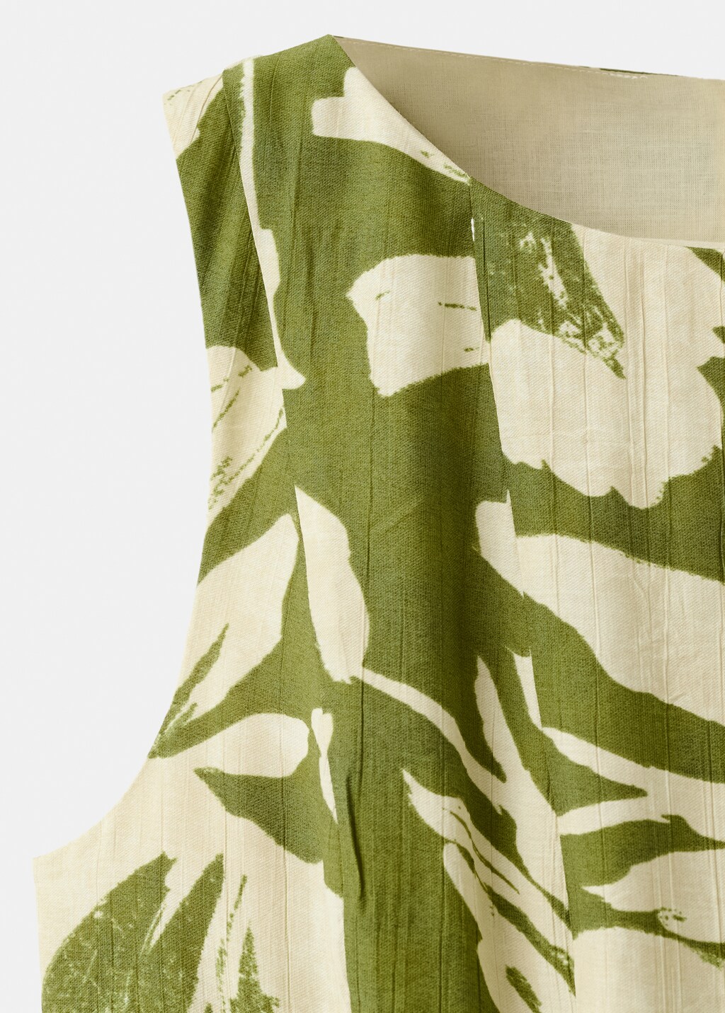 Mango Floral-print flared dress