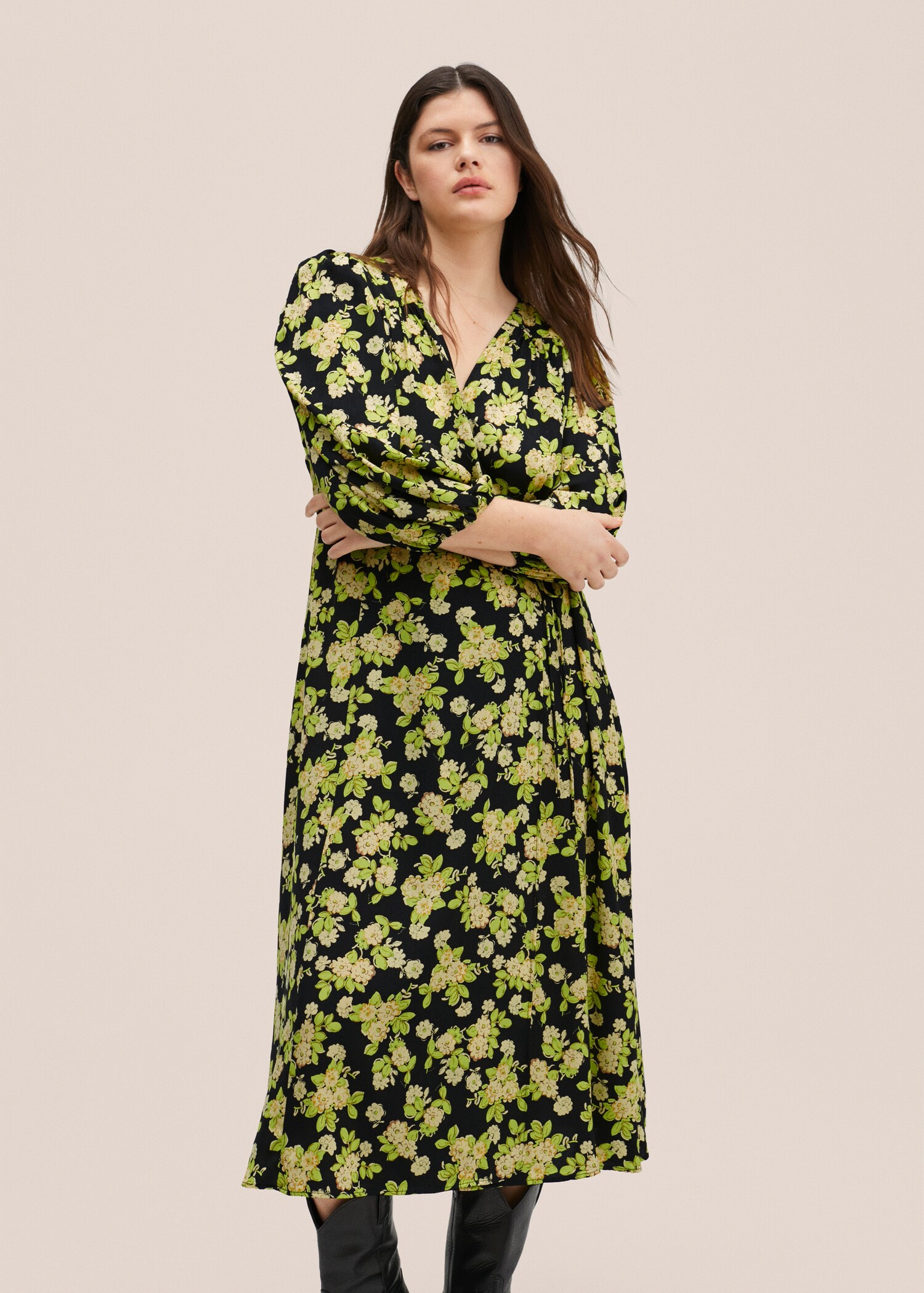 Vestido estampado flores - Detalle del artículo 4