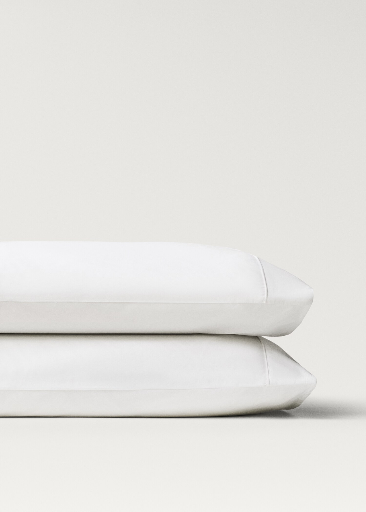 Two 600-thread cotton satin pillowcases 50x75 cm - Details of the article 1