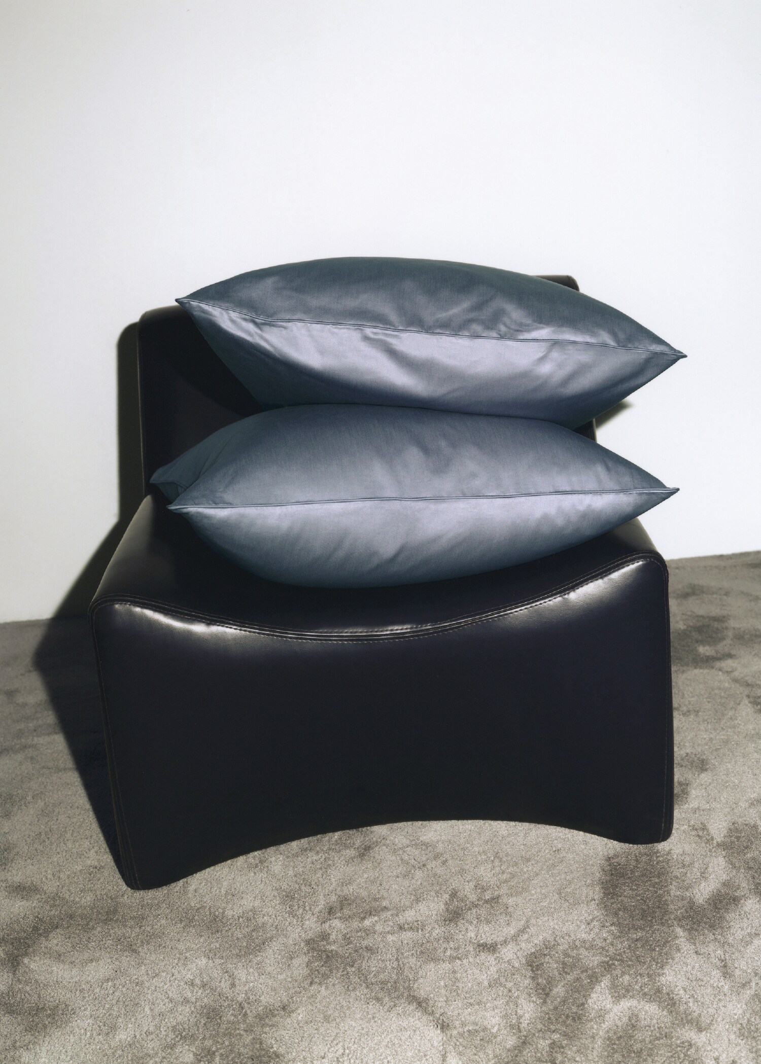 Two 600-thread count cotton satin pillowcases 60x60 cm - Details of the article 6