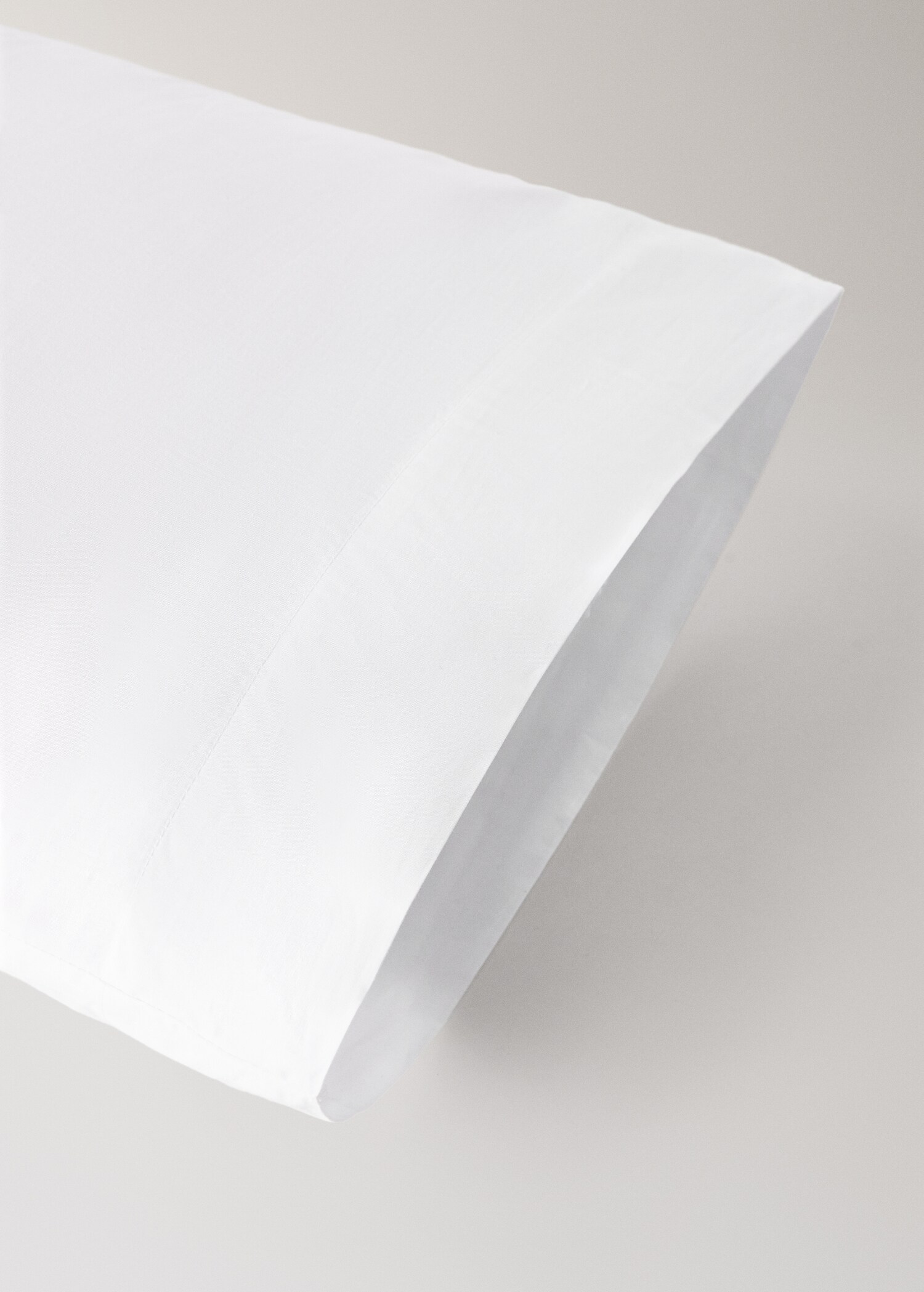 Cotton percale pillowcase 45x110 cm - Details of the article 2