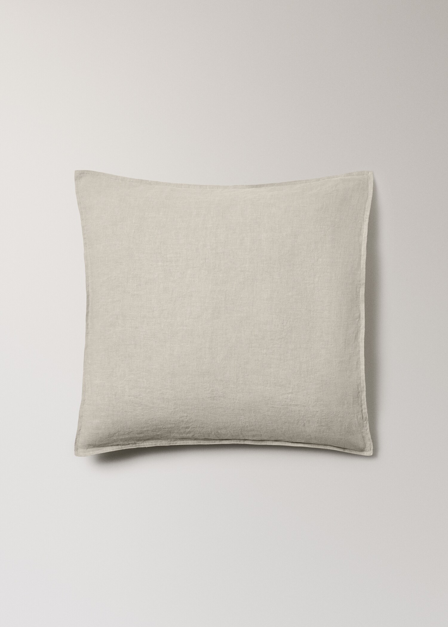 Deux taies d'oreiller lin lavé 60x60 cm - Article sans modèle