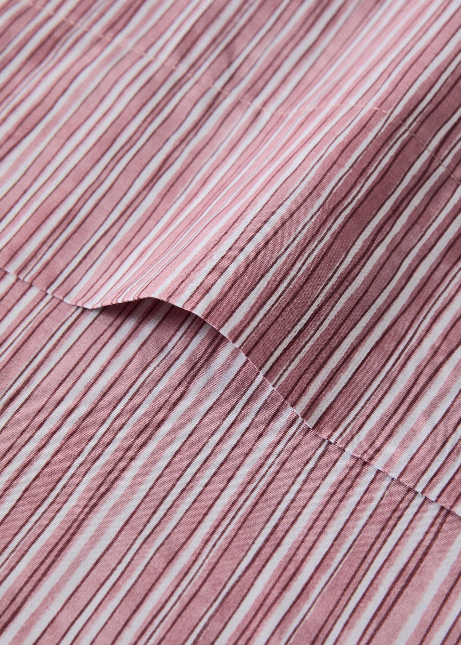 Top sheet with fine stripe pattern 135/140 cm - Details of the article 1