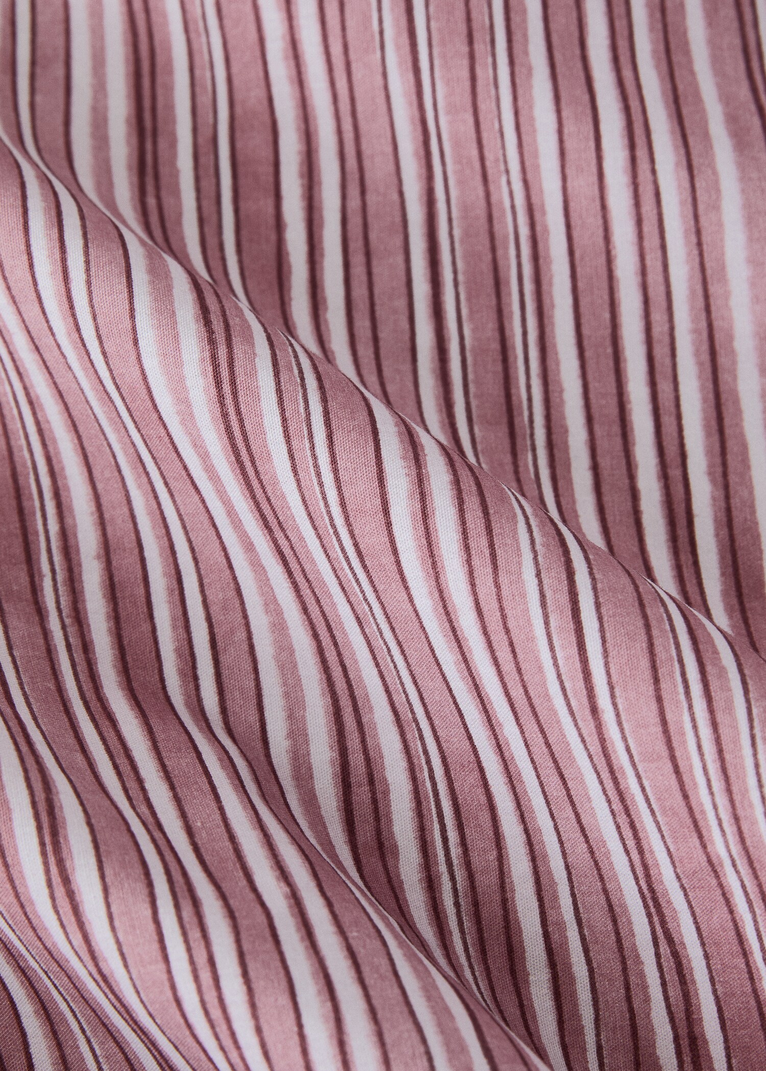 Top sheet with fine stripe pattern 180/200 cm - Details of the article 3