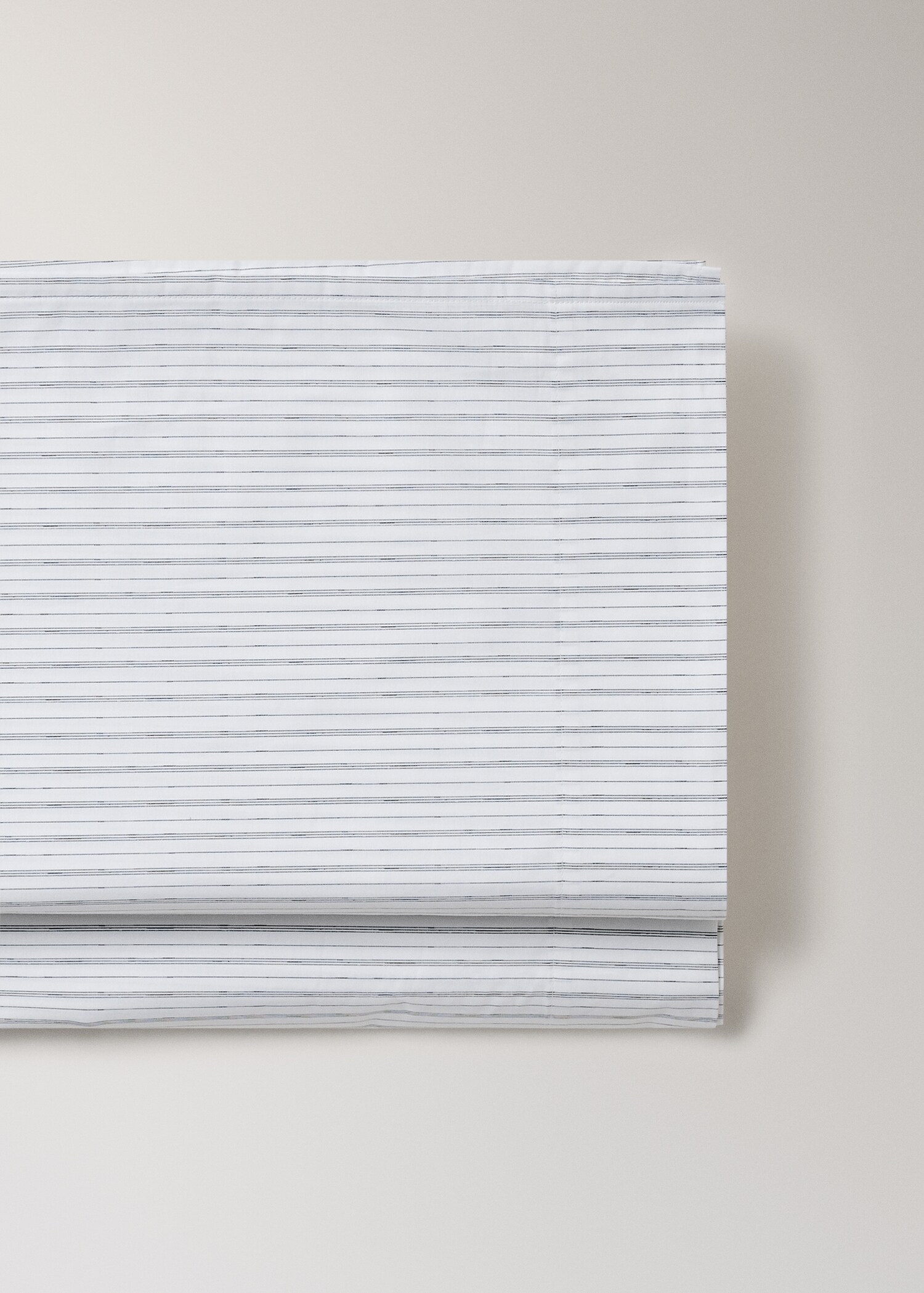Percale striped top sheet Bed 180/200 cm - Details of the article 2
