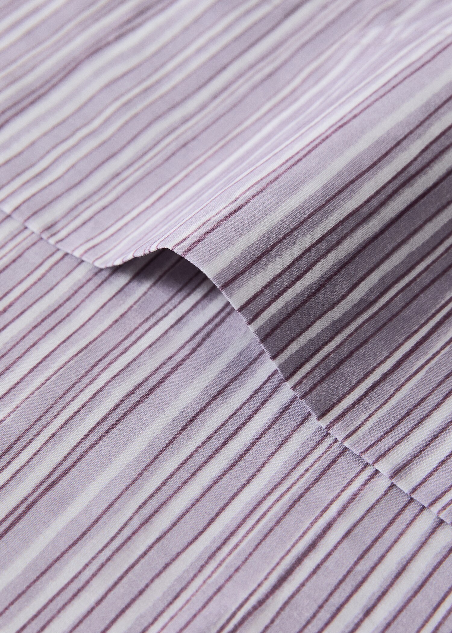 Top sheet with irregular fine stripe pattern 135/140 cm - Details of the article 1