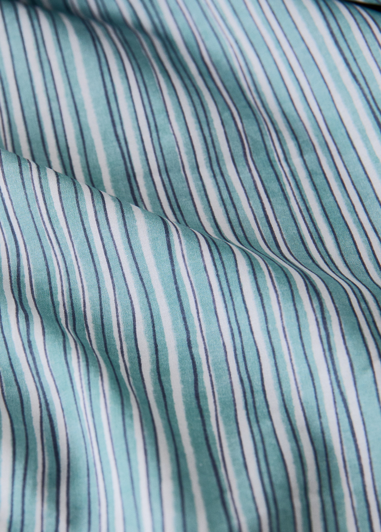 Top sheet with irregular fine stripe pattern 150/160 cm - Home | MANGO ...