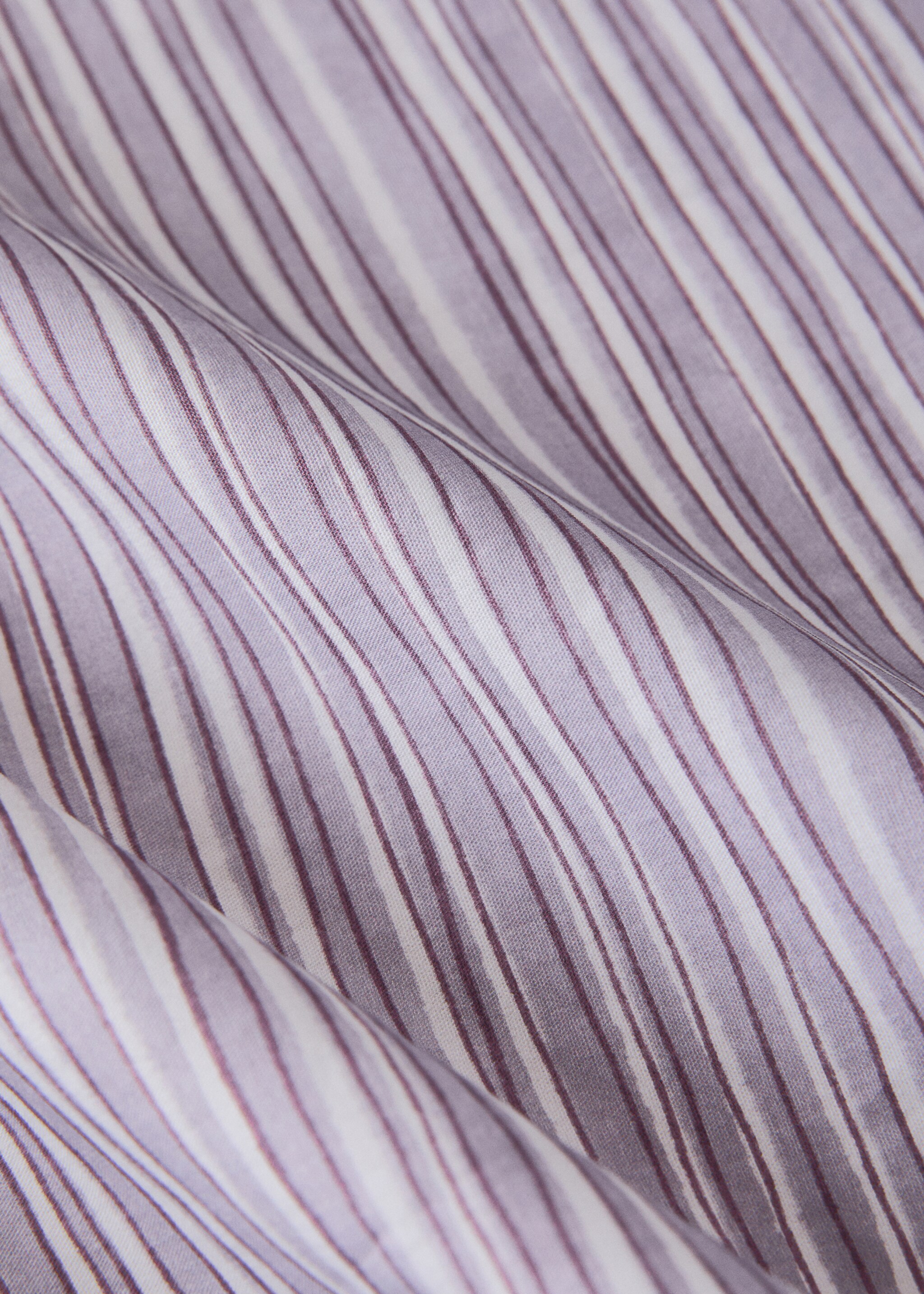 Top sheet with irregular fine stripe pattern 150/160 cm - Details of the article 3, Light/Pastel Purple. Ref: 27022958-00.