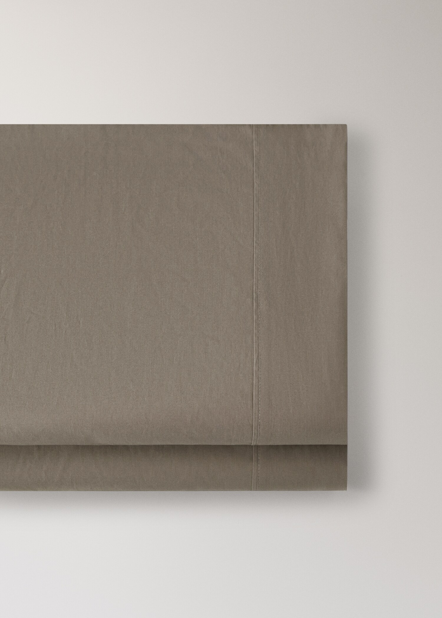 300-thread count percale cotton top sheet for 180/200 cm bed - Details of the article 3