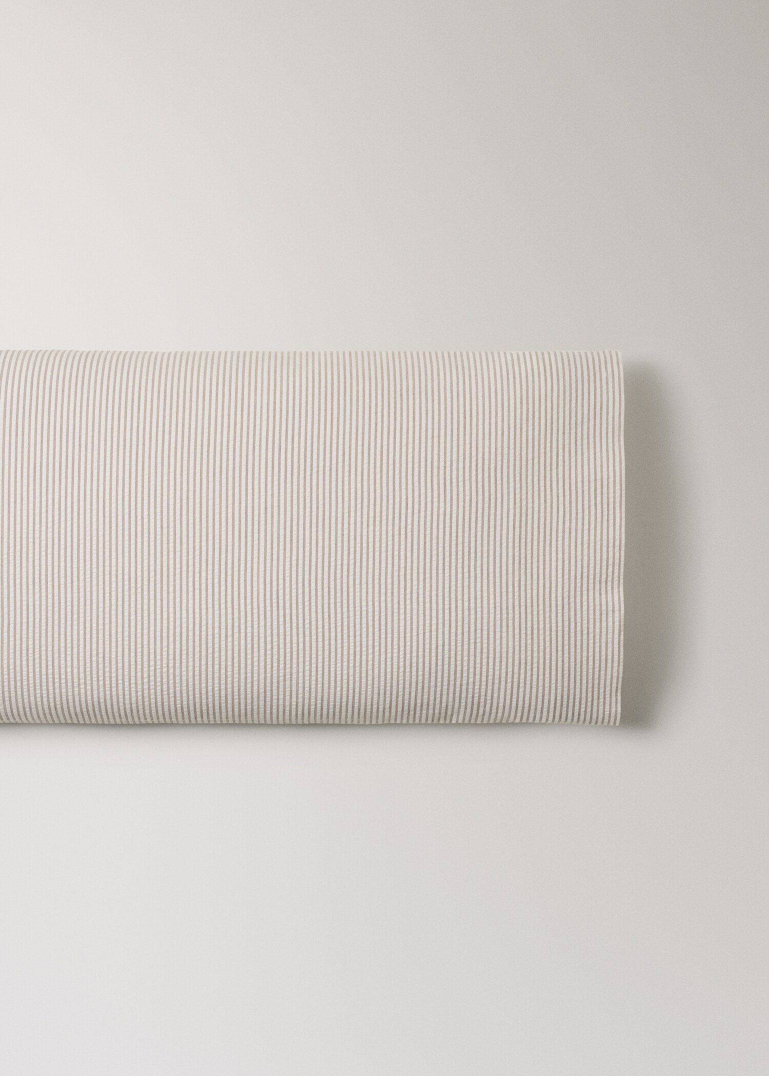 Funda almohada algodón seersucker rayas finas 45x110 cm - Artículo sin modelo