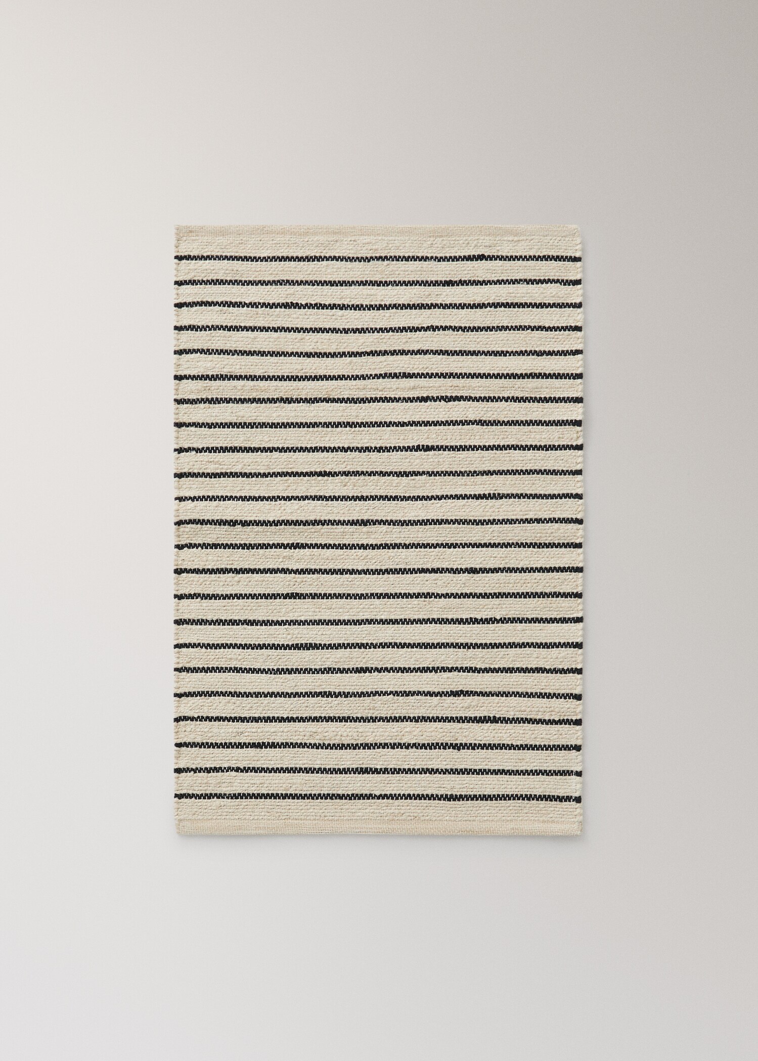 Striped braided jute rug - Article without model