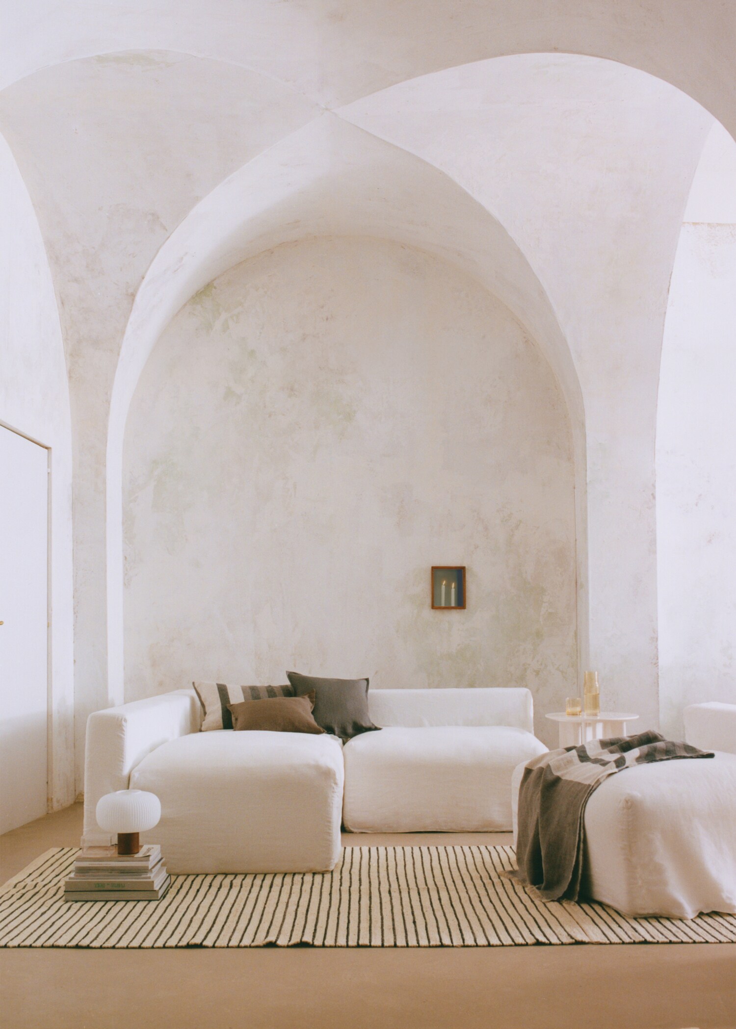 Tapis en jute à rayures grand modèle - Détail de l'article 6