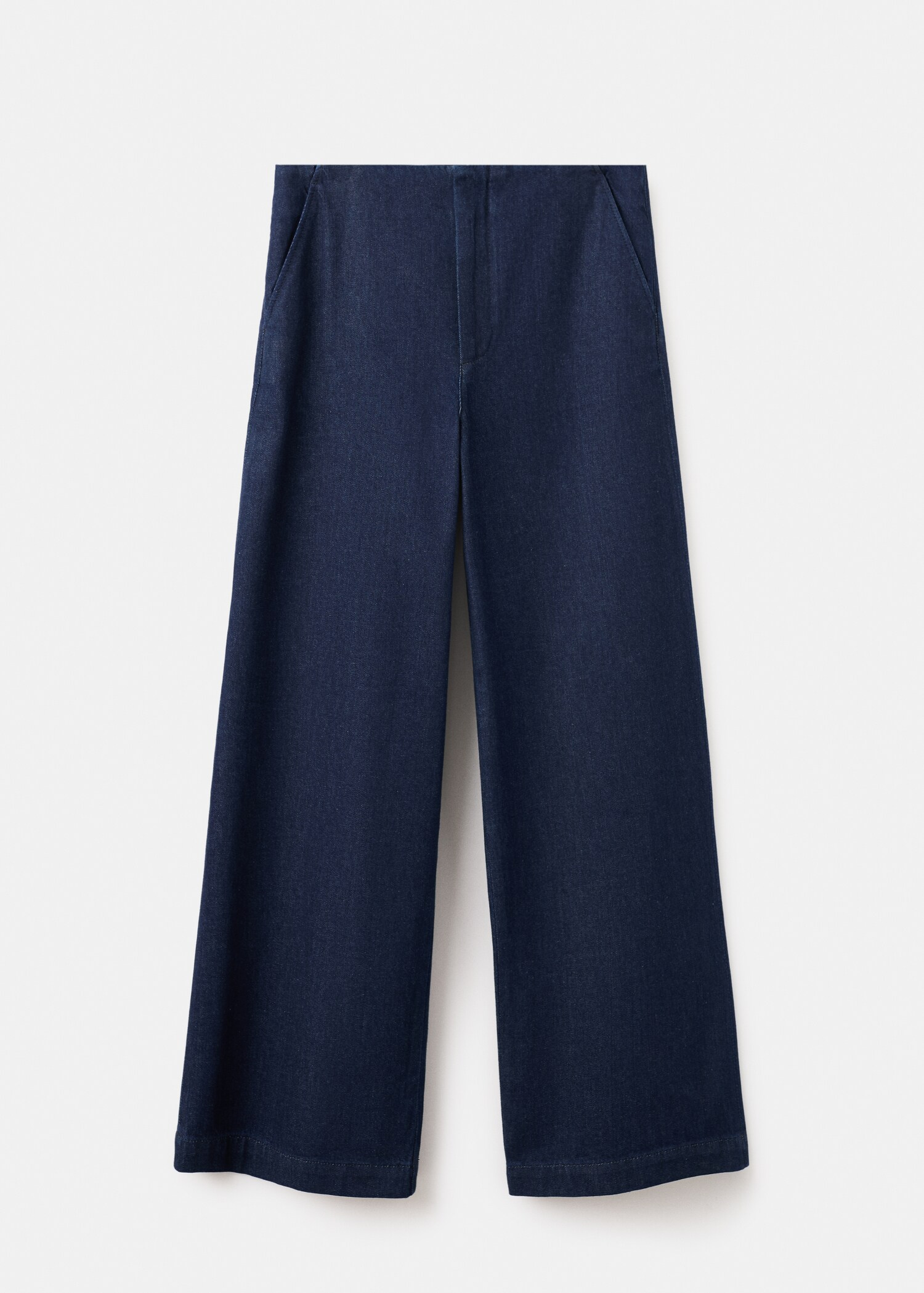 Wide leg mid-rise jeans - Article without model