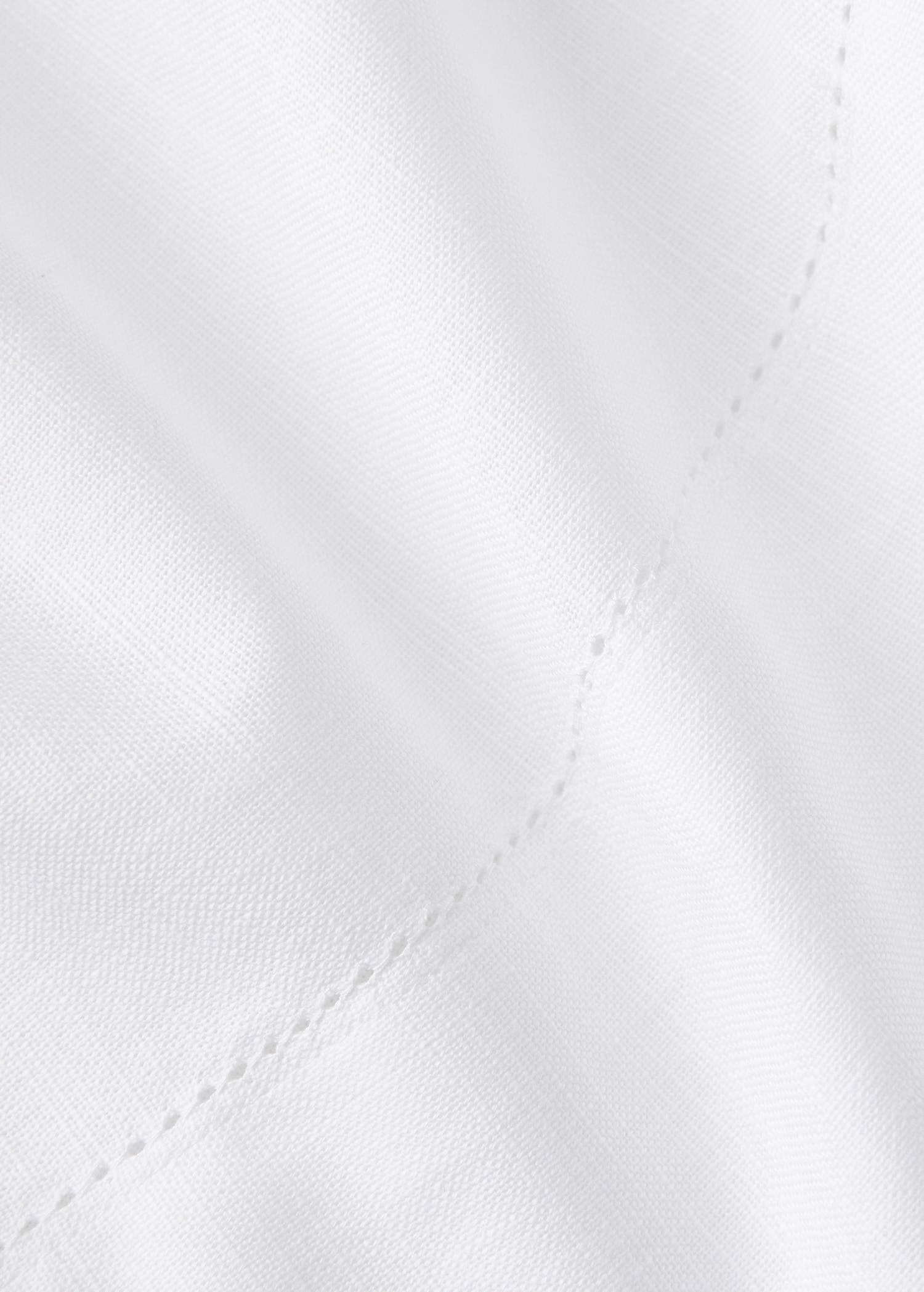 Cotton tablecloth with hemstitch detail for 2 to 4 people - Details of the article 1