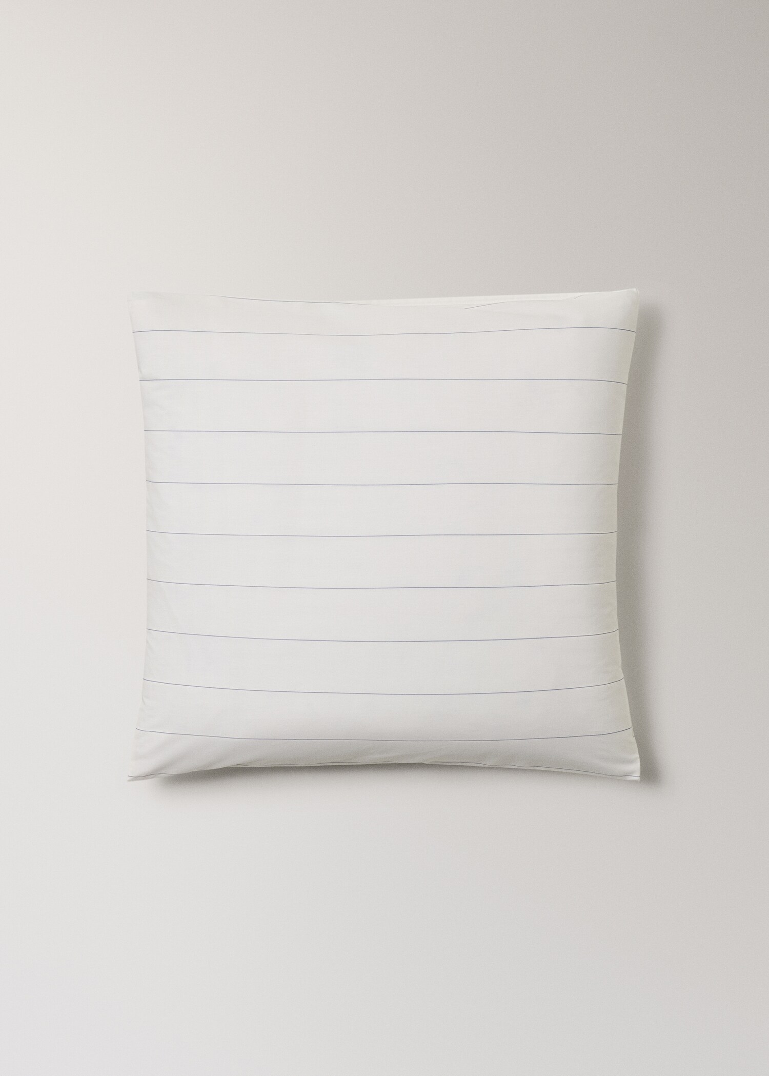 Zwei Kopfkissenbezüge aus 100 % Baumwolle, Streifenmuster, wendbar, 60 x 60 cm - Artikel ohne Model