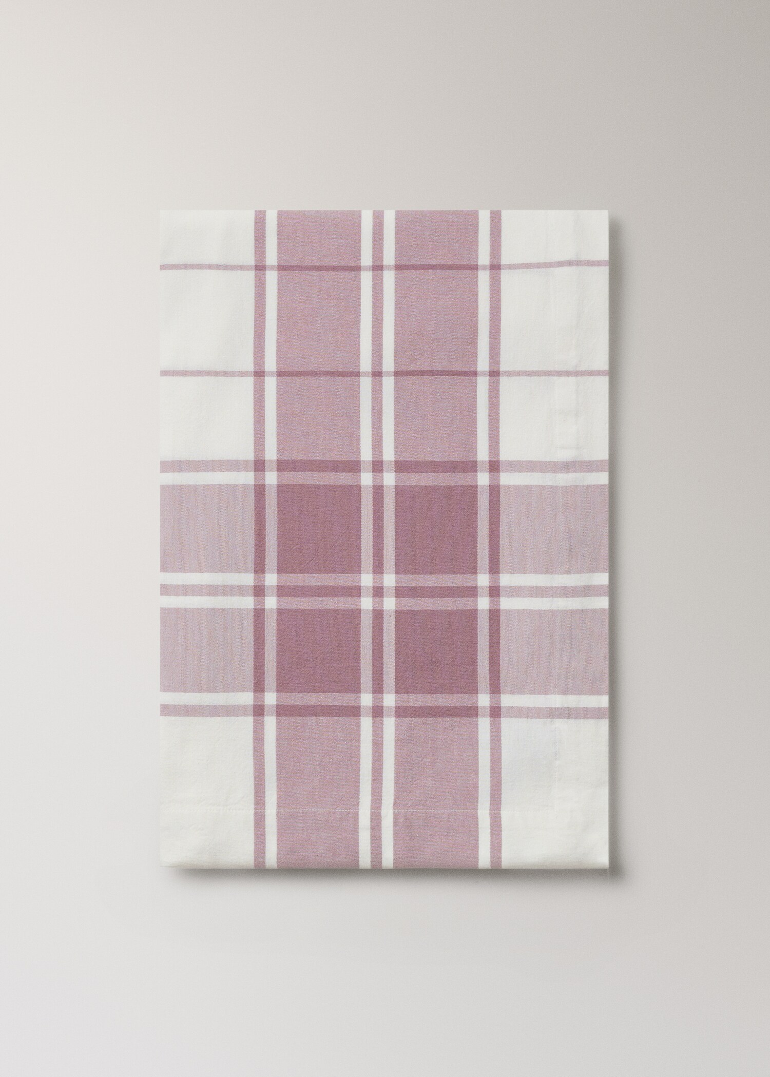 100% cotton tablecloth with contrasting stripes for 8 to 10 guests - Article without model