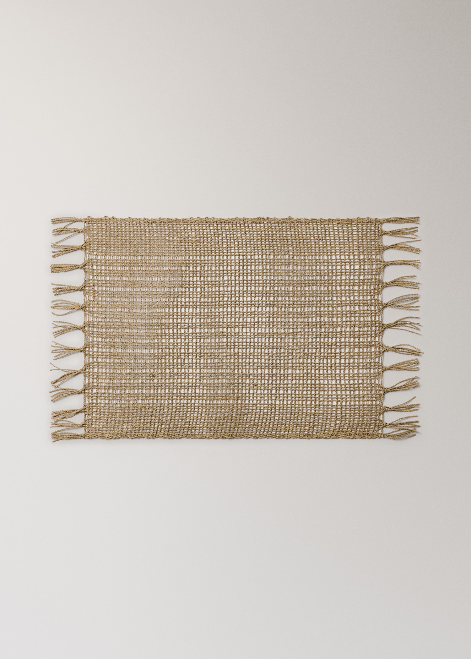 Palm fibre table mats with fringes - Article without model