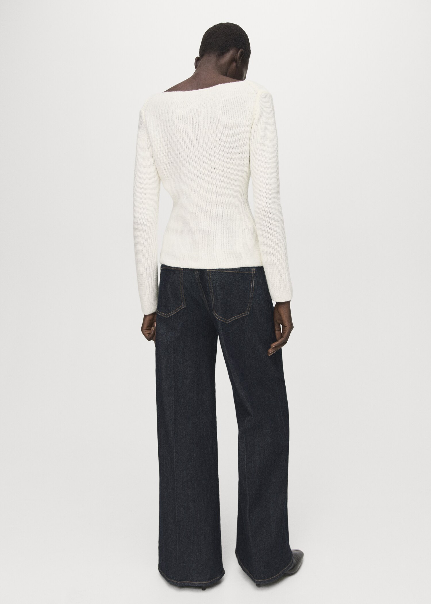 Jersey punto costuras - Reverso del artículo