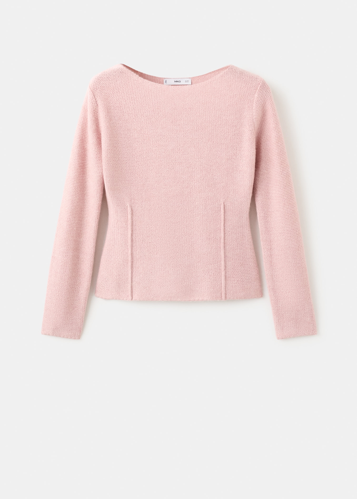 Knitted sweater with seams - Article without model