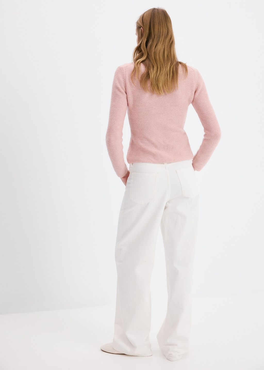 Mango Knitted sweater with seams thumbnail