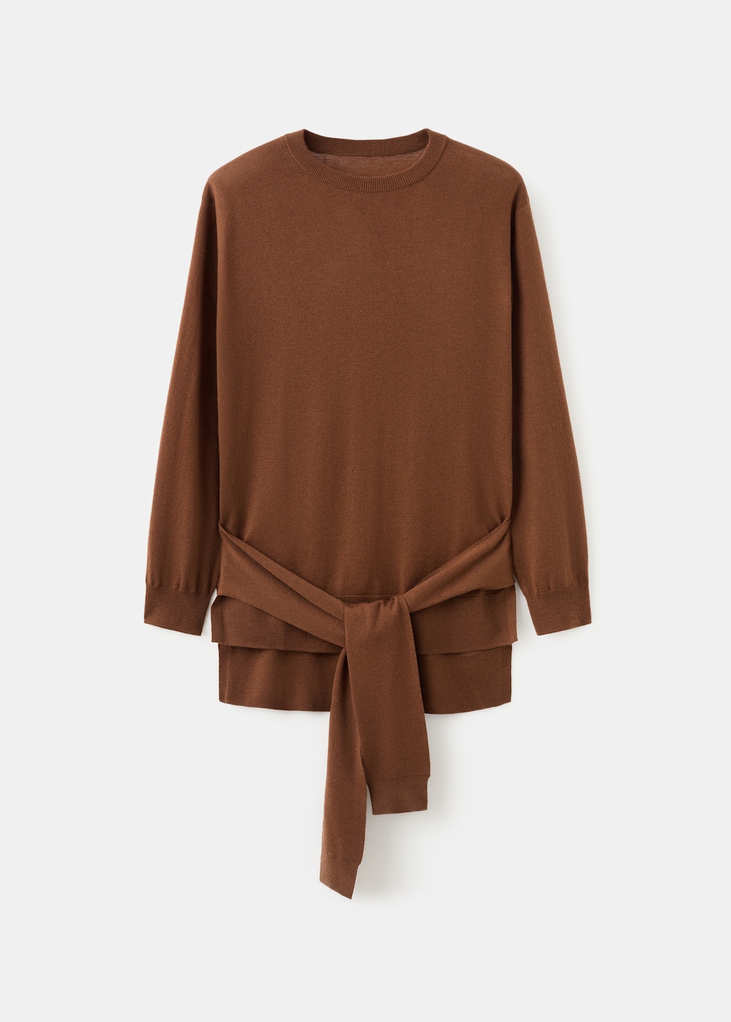 Mango Wool blend knot jersey