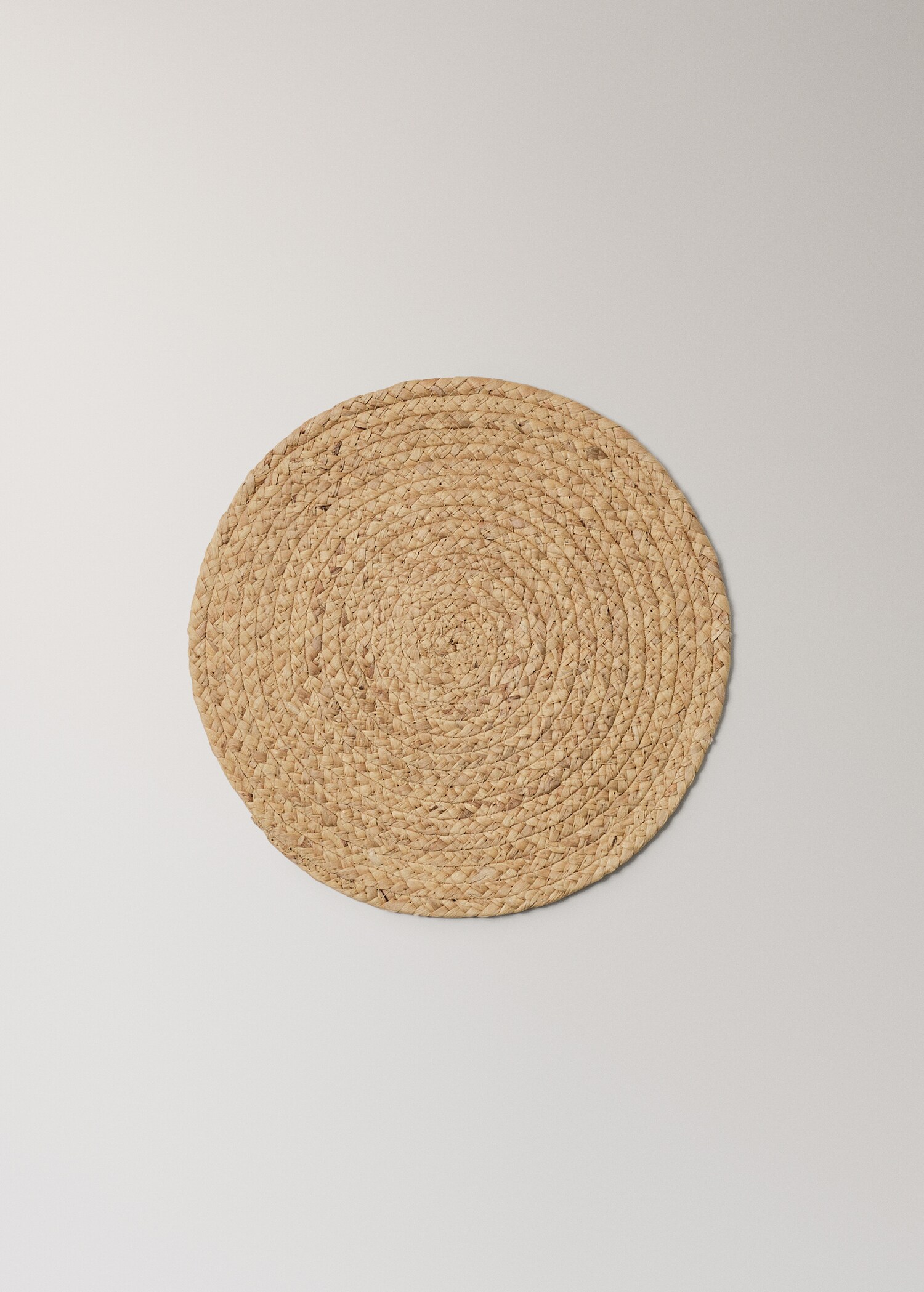 Natural fibre round tablecloth - Article without model