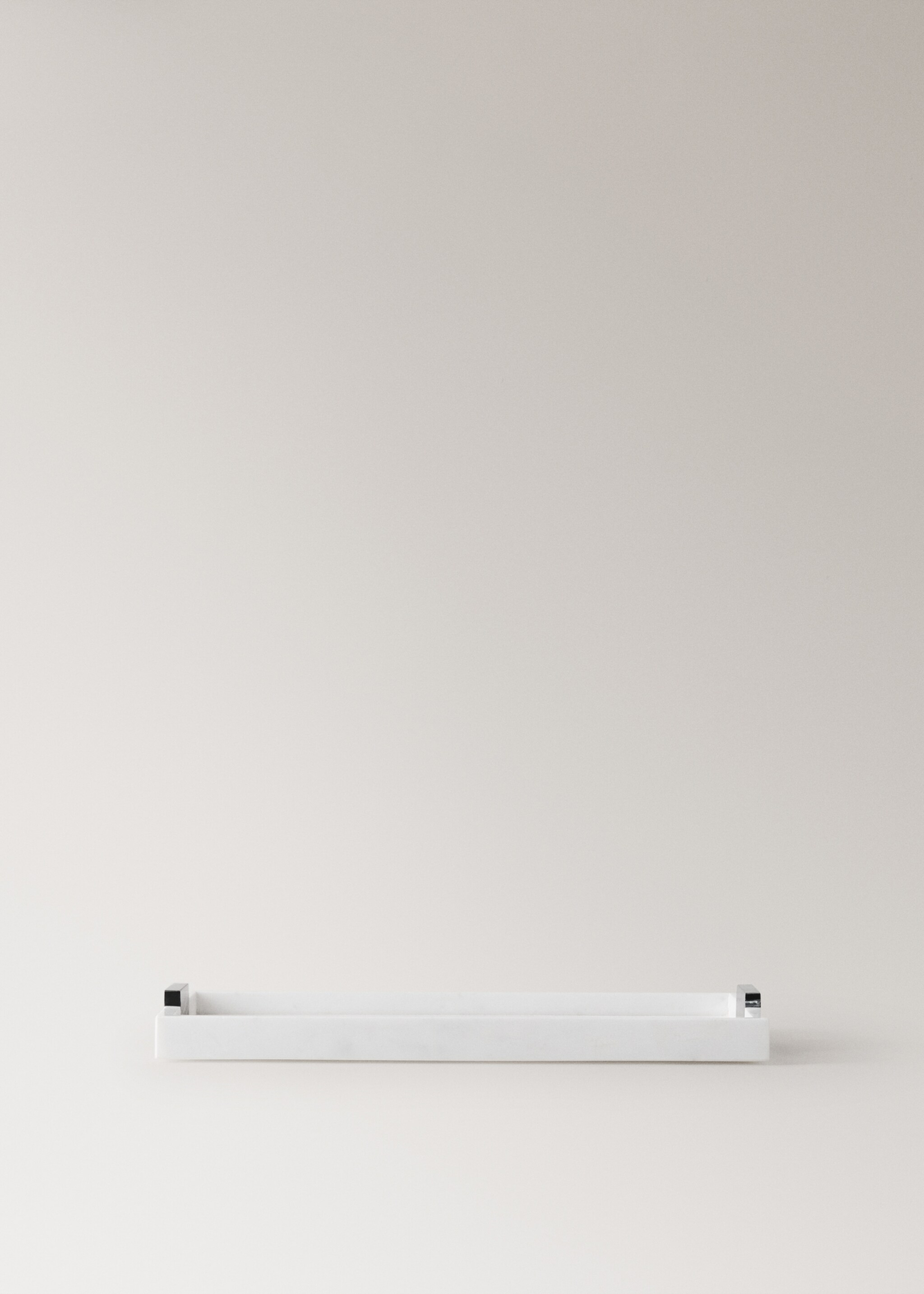 Safata decorativa de marbre bicolor - Article sense model, Blanc. Ref: 27023311-00.