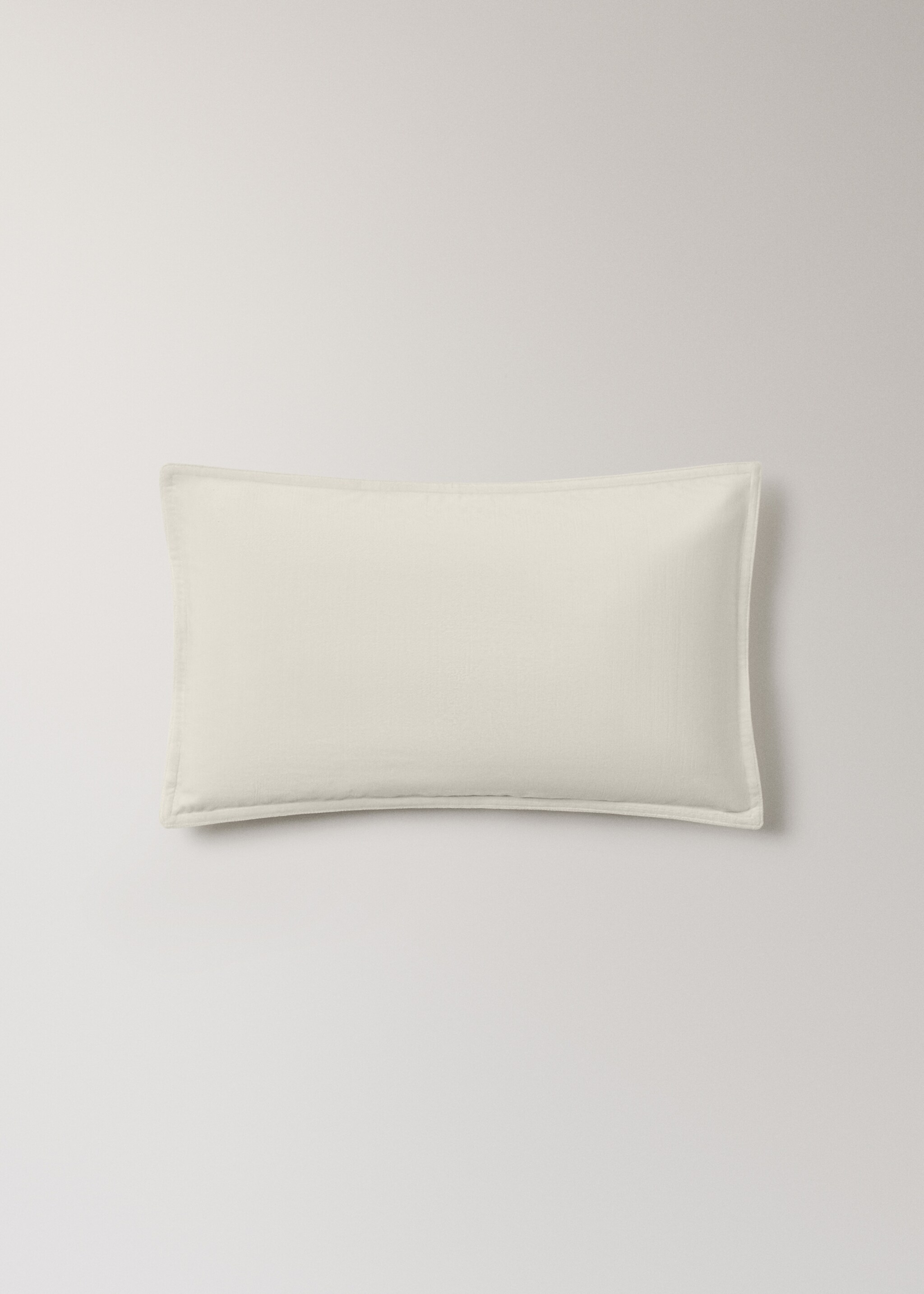 Housse de coussin velours 30x50 cm - Article sans modèle, Écru. Ref: 27023314-00.