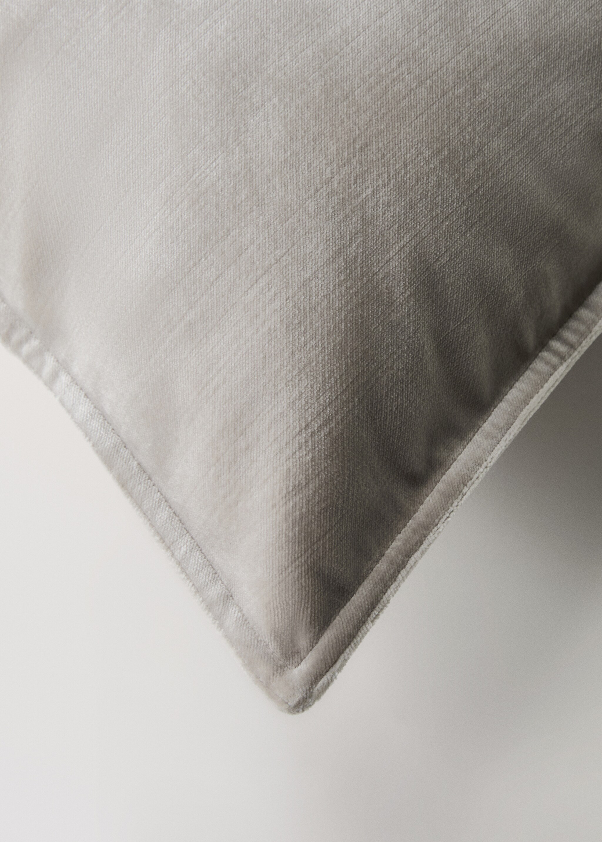 Sametový povlak na polštář 30x50 cm - Detail zboží 1, Písková. Ref: 27023314-00.