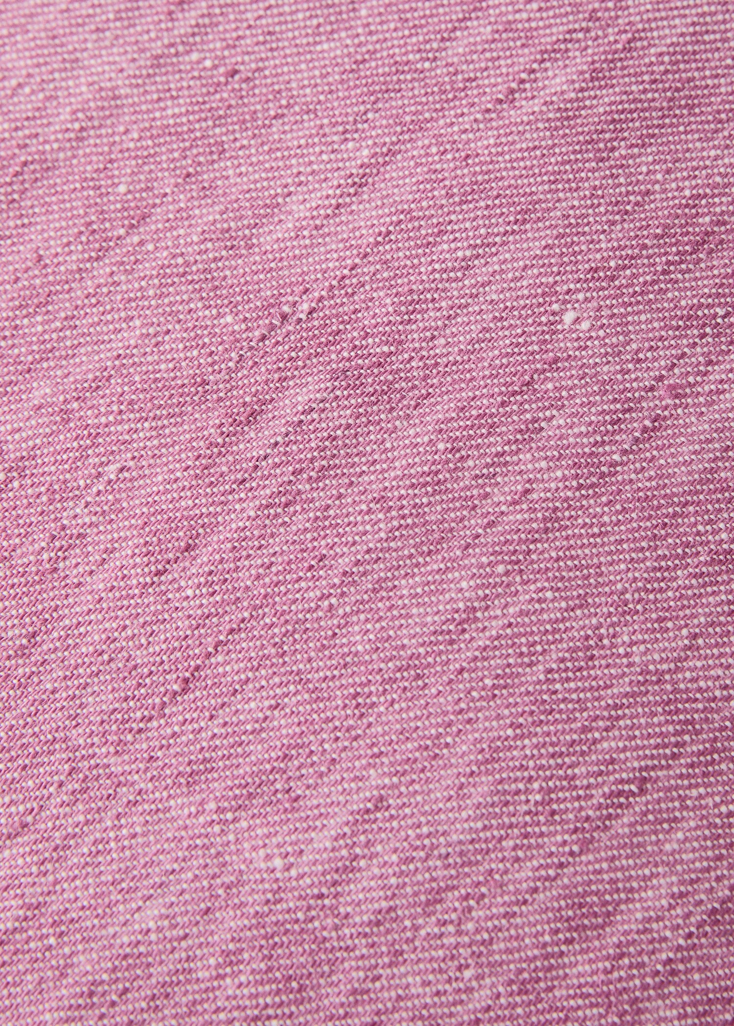 Linen cushion cover with overlock detail 40x60 cm - Details of the article 3