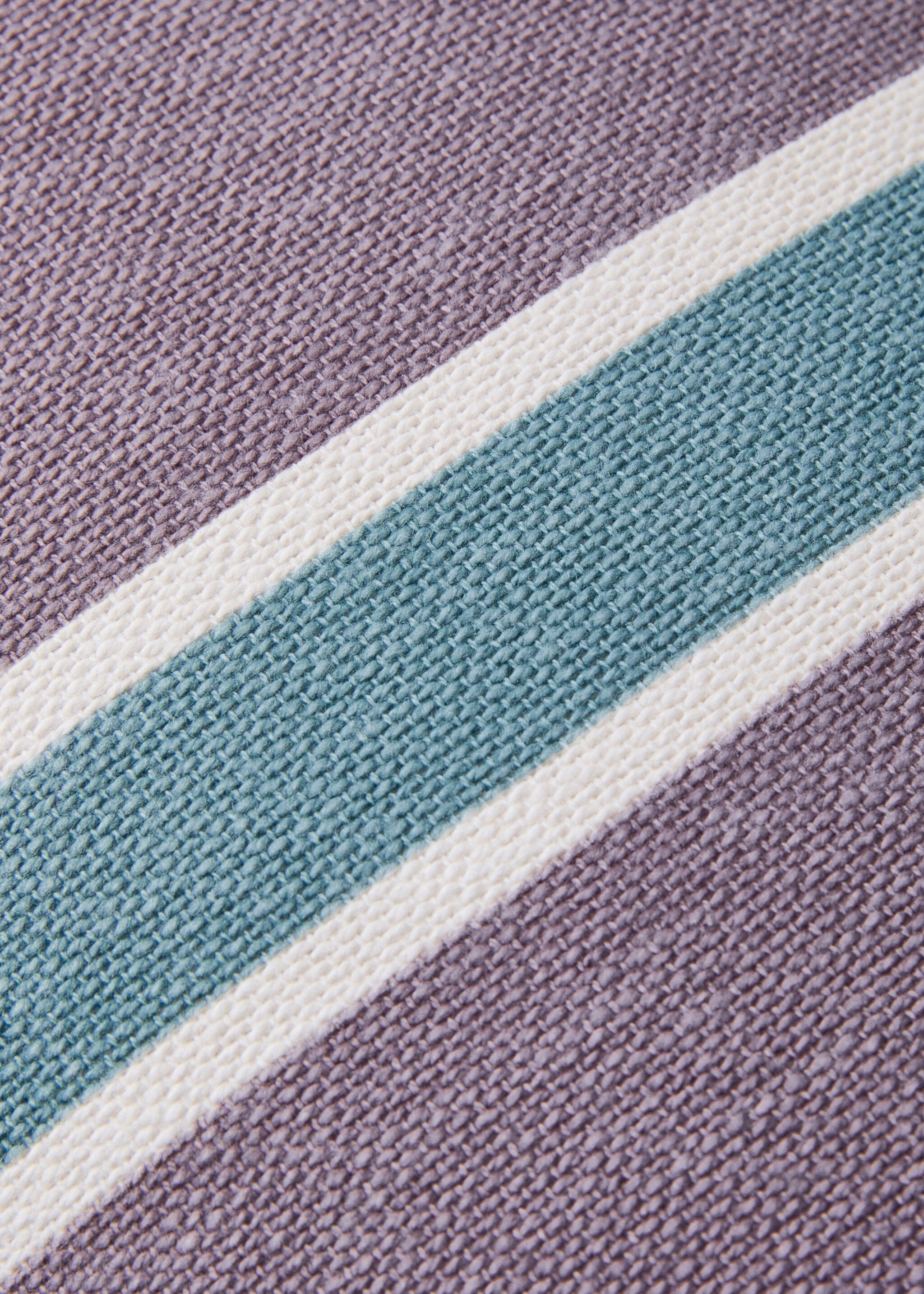 Katoenen kussenhoes met streepprint 30x50 cm - Detail van het artikel 3, Braam. Ref: 27023320-00.