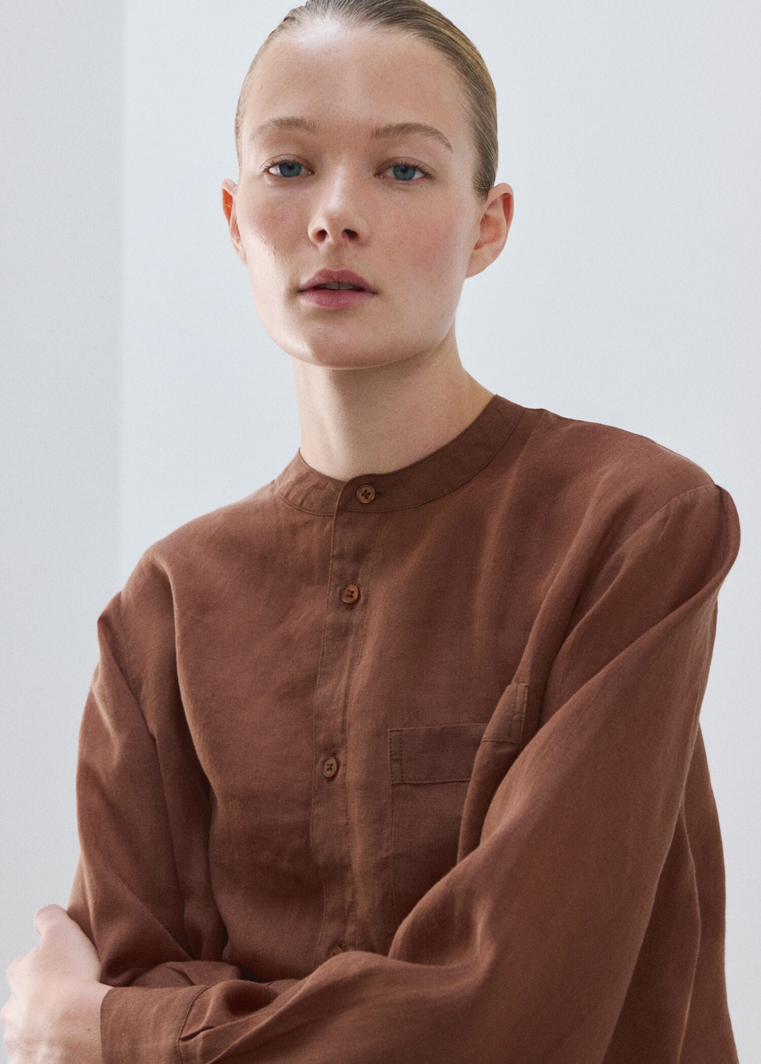 라미 소재 나이트 드레스 - 상품 내역: 1